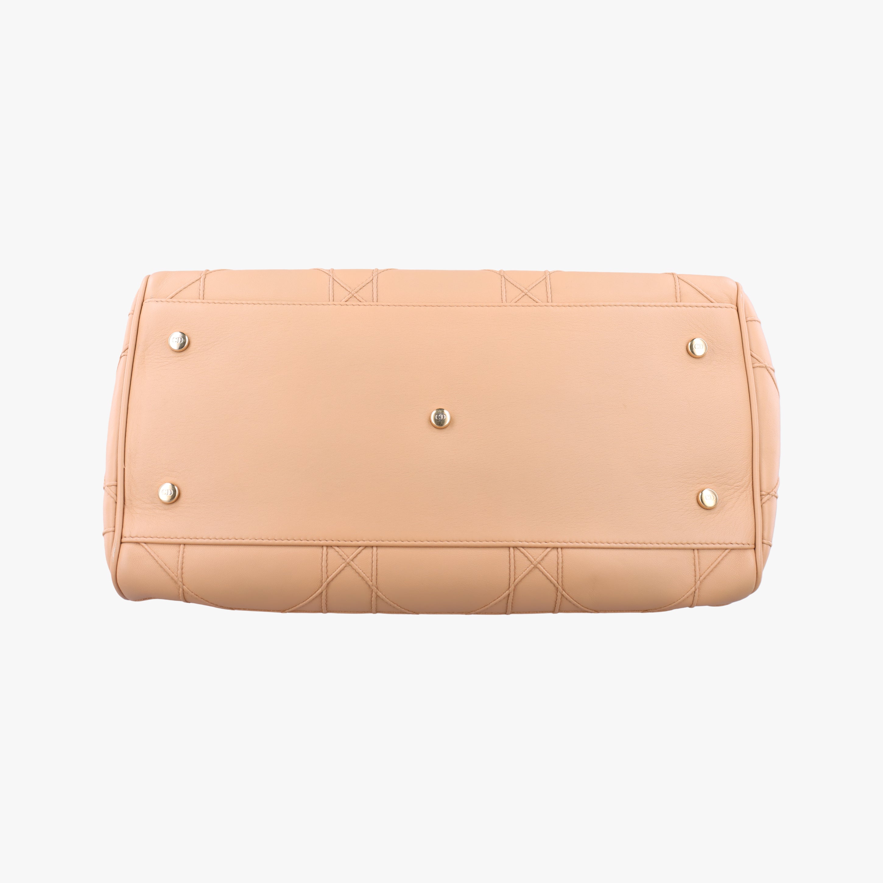 Pre-owned Christian Dior Granville Beige lambskin  handbag | stylenewstar