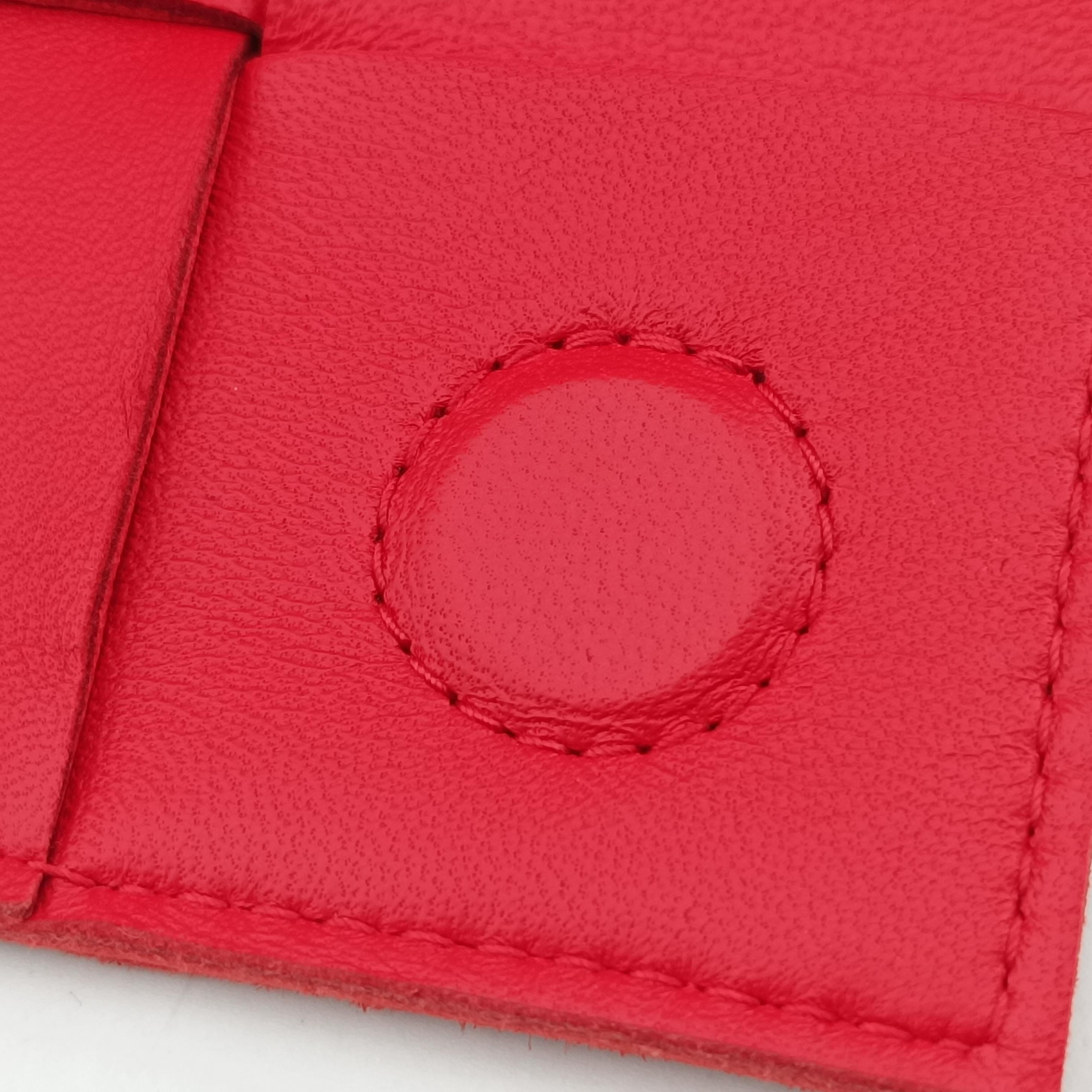 Vintage Bottega Veneta CASSETTE Red lambskin  shoulderbag | stylenewstar