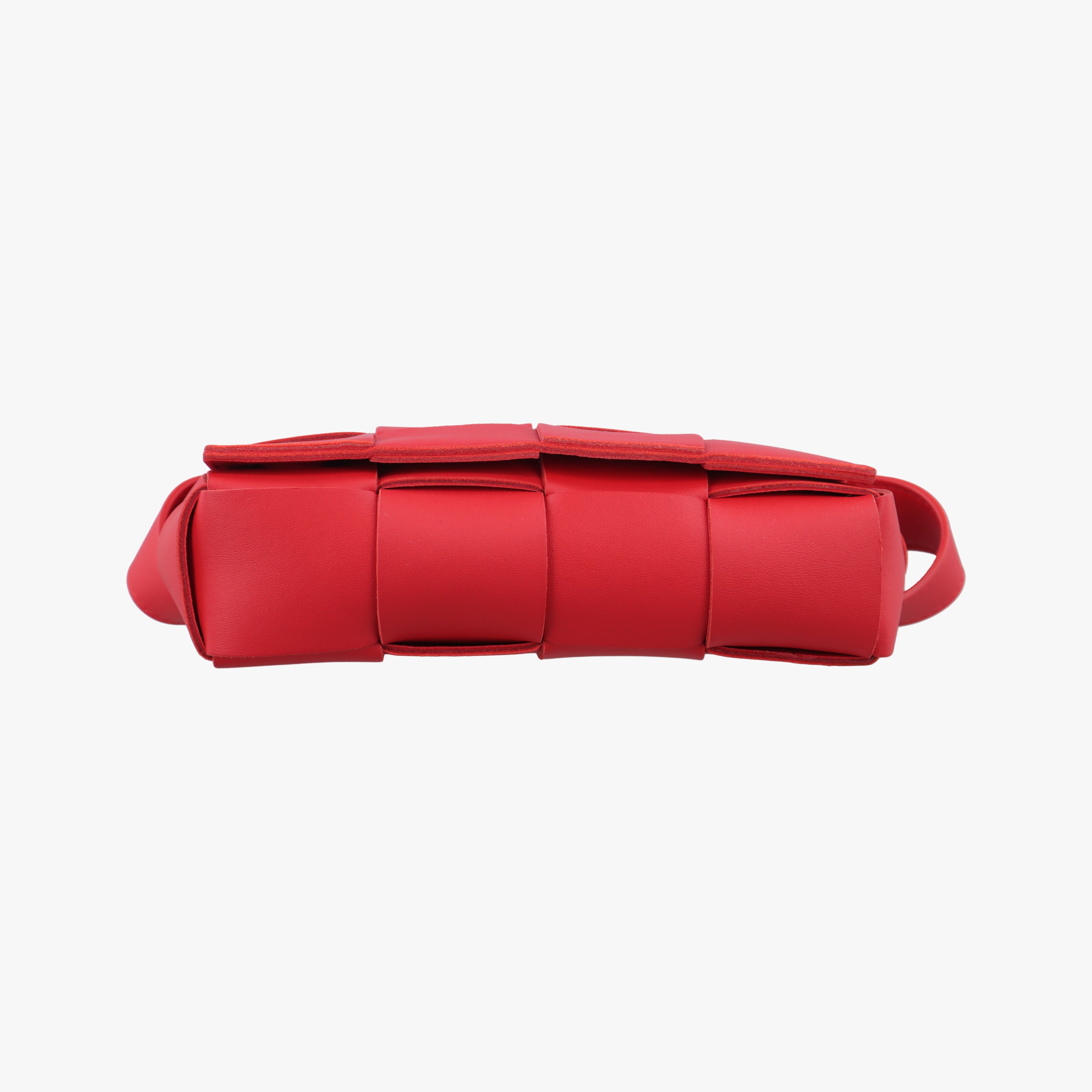 Vintage Bottega Veneta CASSETTE Red lambskin  shoulderbag | stylenewstar