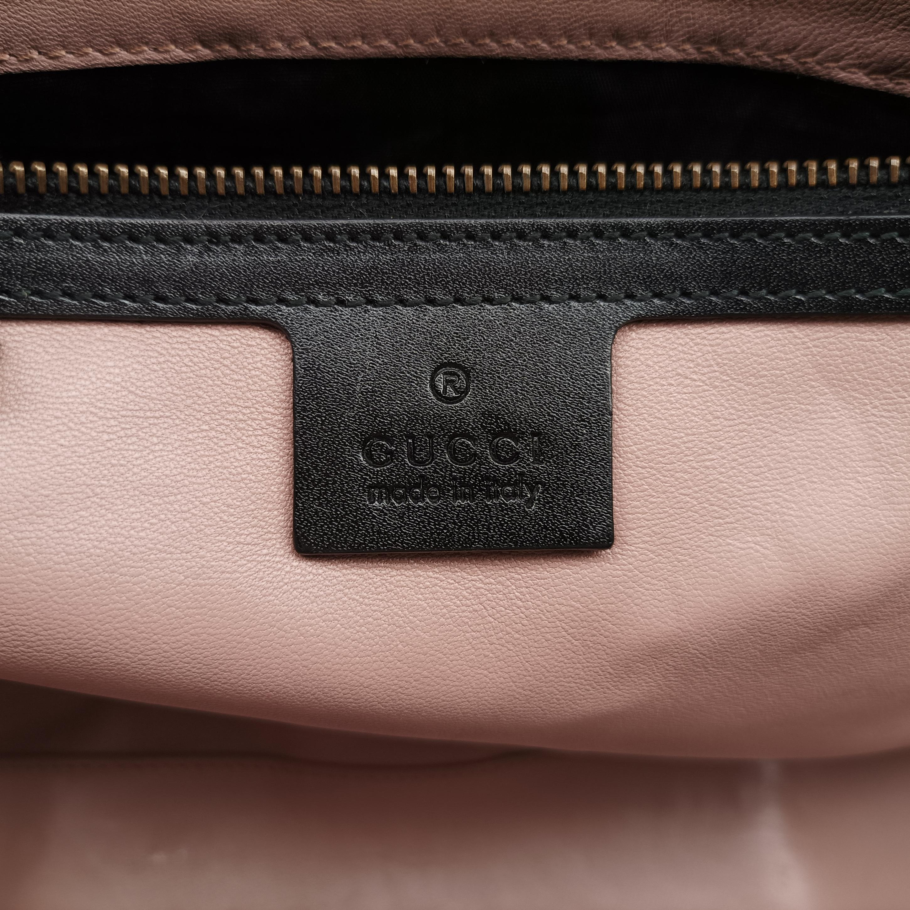 Pre-owned Gucci Lady Buckle Top Handle Multicolour ponyhair 323652 handbag | stylenewstar