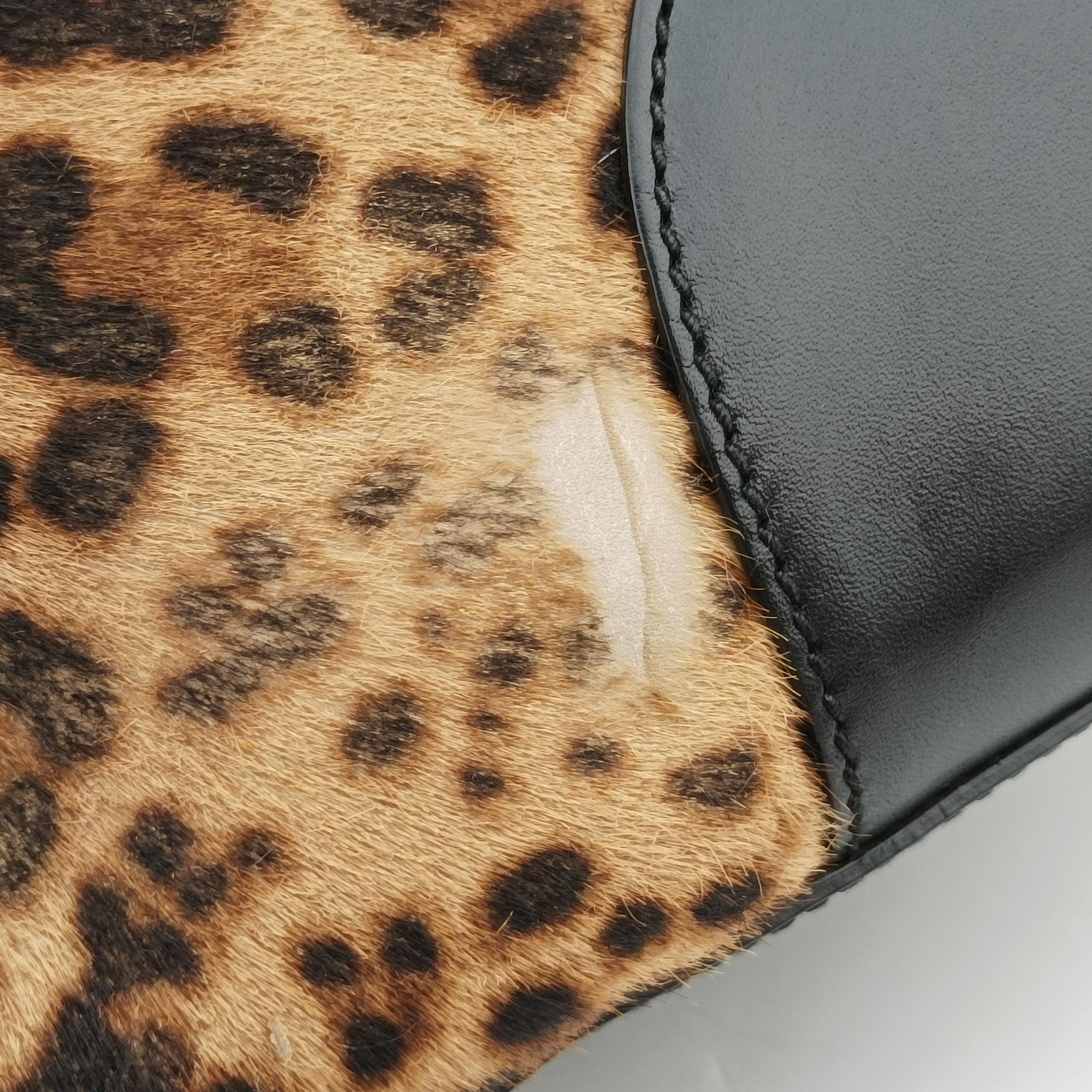 Pre-owned Gucci Lady Buckle Top Handle Multicolour ponyhair 323652 handbag | stylenewstar