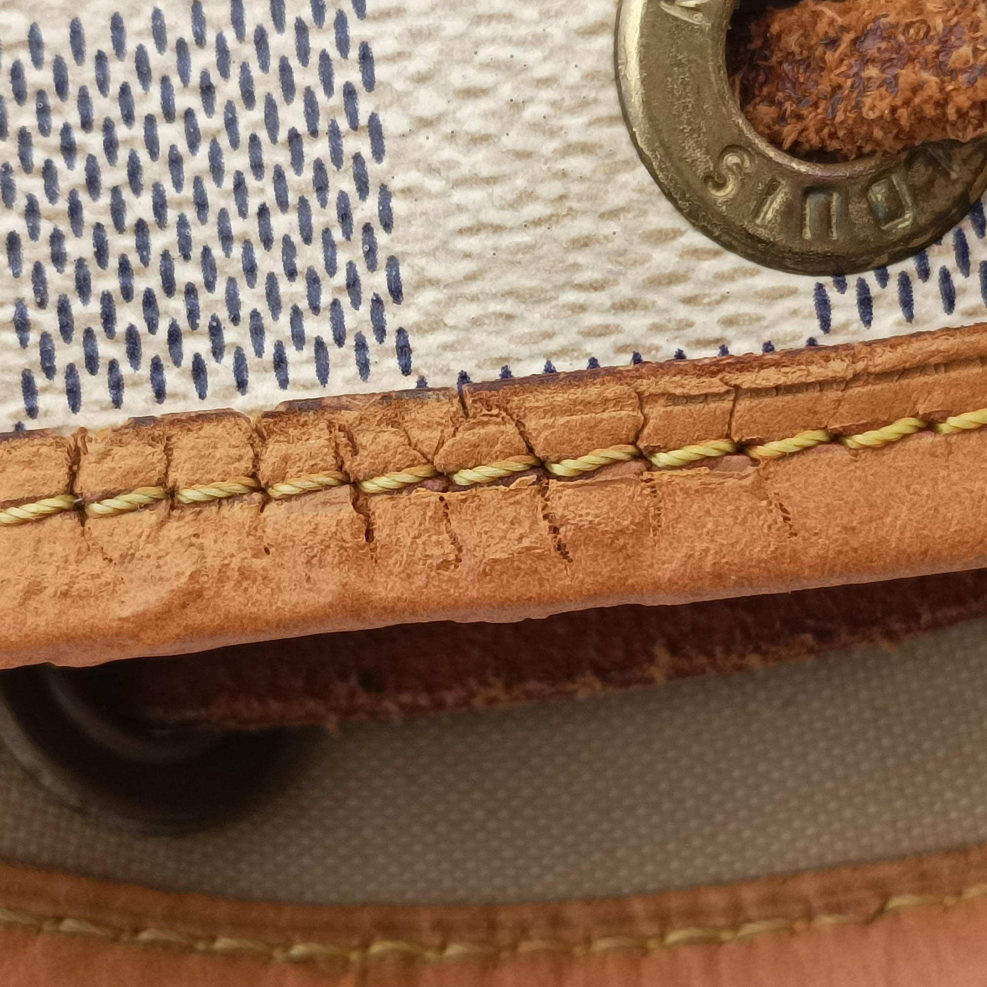 Pre-owned Louis Vuitton Noe BB AZUR Damier Canvas N41220 shoulderbag | stylenewstar