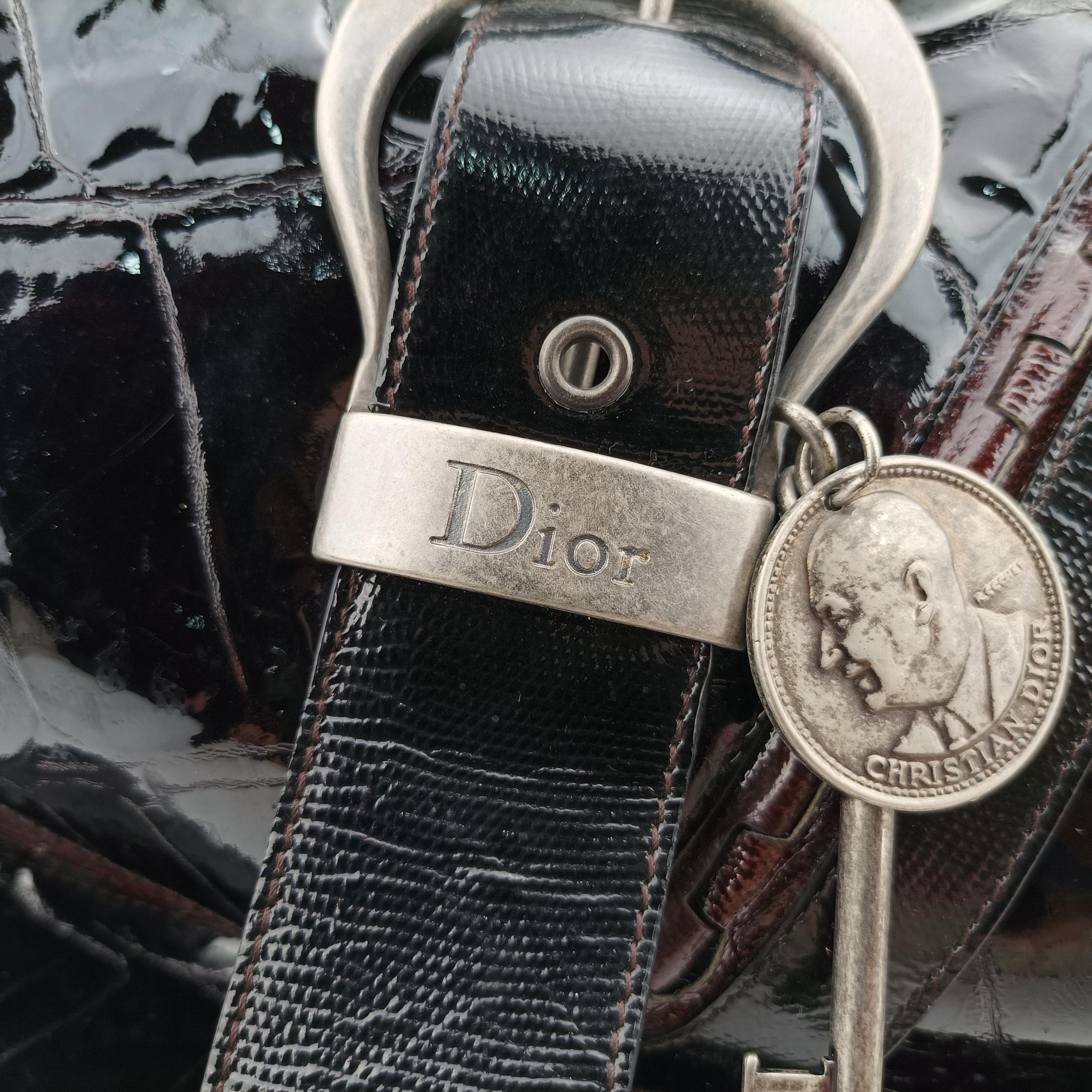 Pre-owned Christian Dior Gaucho Black Leather  handbag | stylenewstar