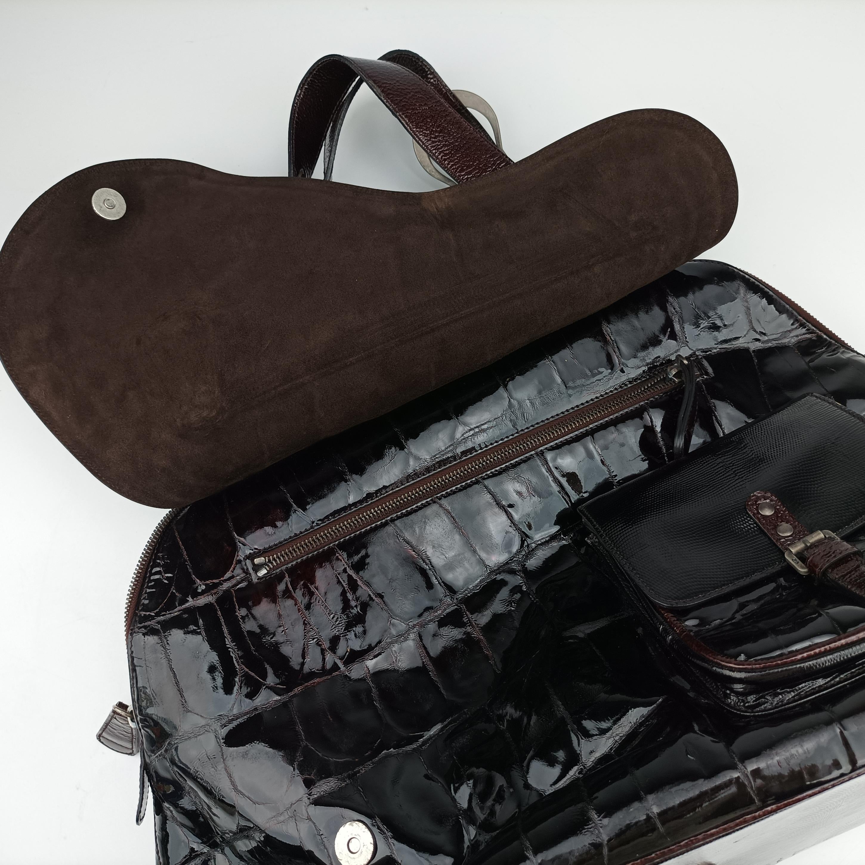 Pre-owned Christian Dior Gaucho Black Leather  handbag | stylenewstar