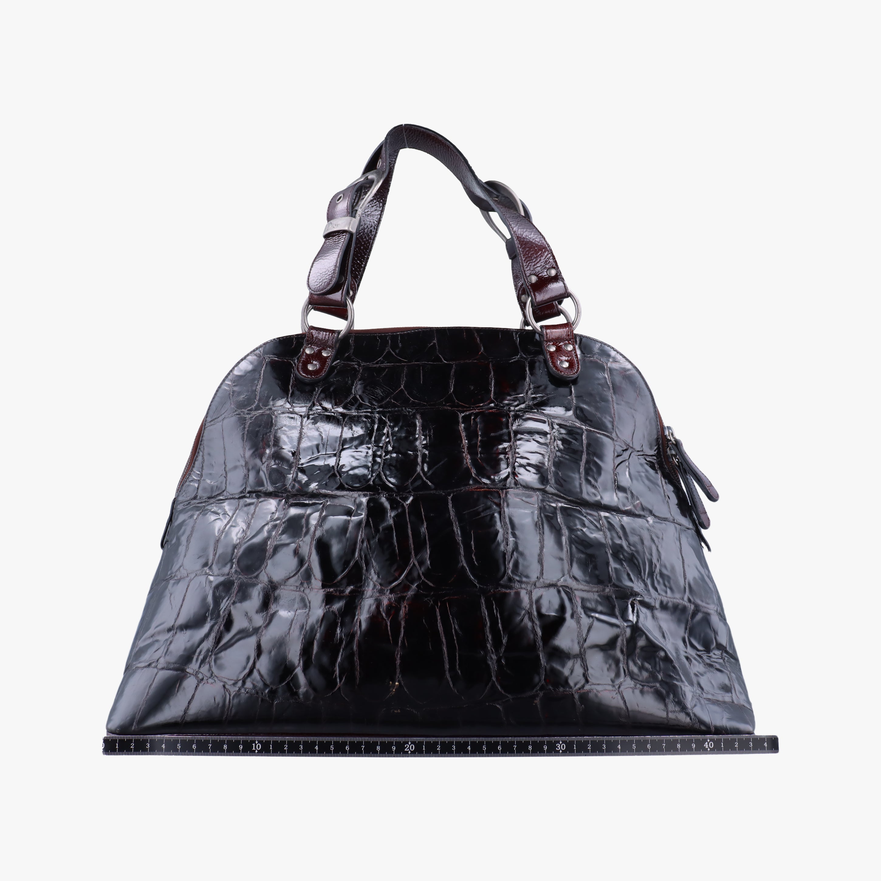 Pre-owned Christian Dior Gaucho Black Leather  handbag | stylenewstar