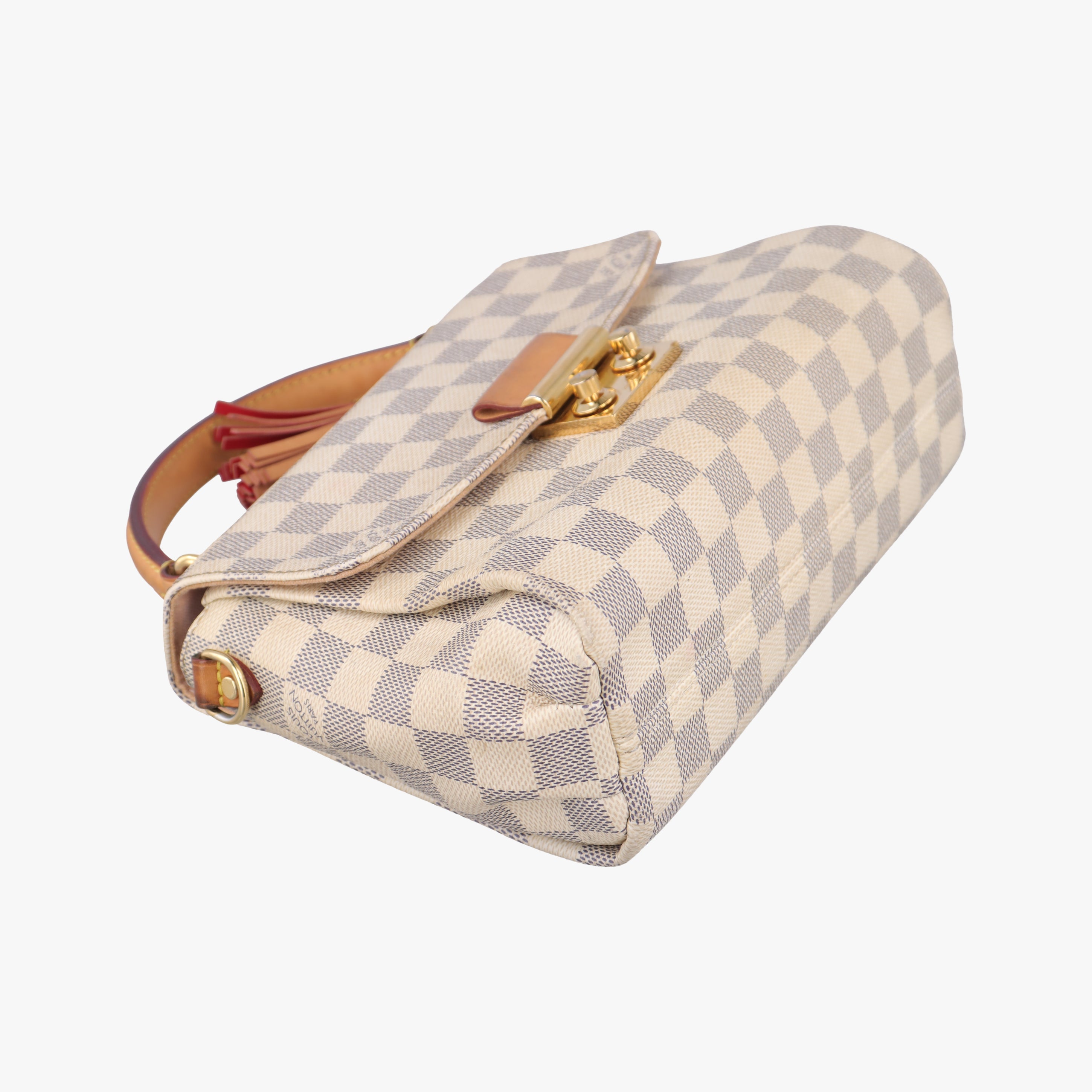 Pre-owned Louis Vuitton CROISETTE Azur Damier Canvas N41581 shoulderbag | stylenewstar
