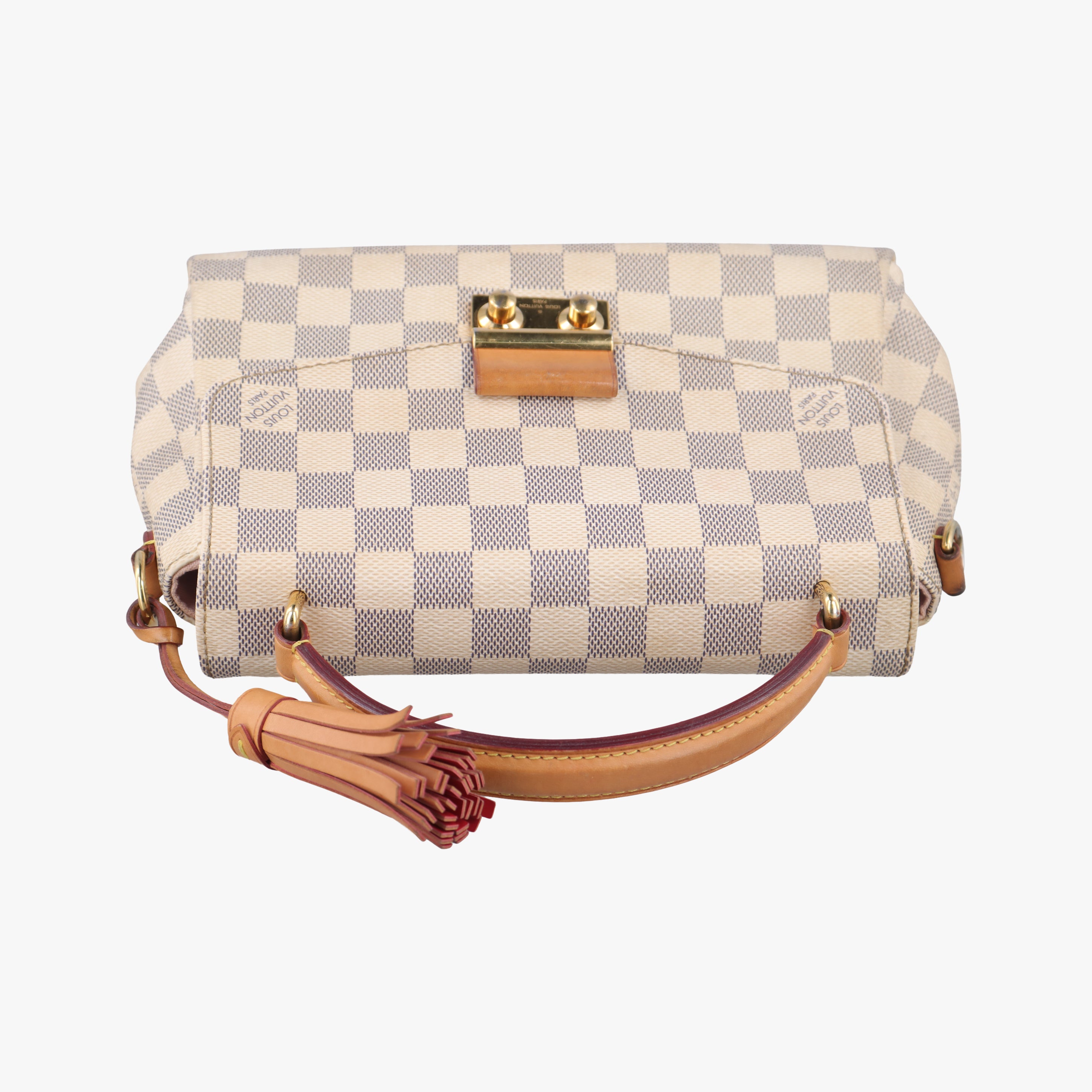 Pre-owned Louis Vuitton CROISETTE Azur Damier Canvas N41581 shoulderbag | stylenewstar