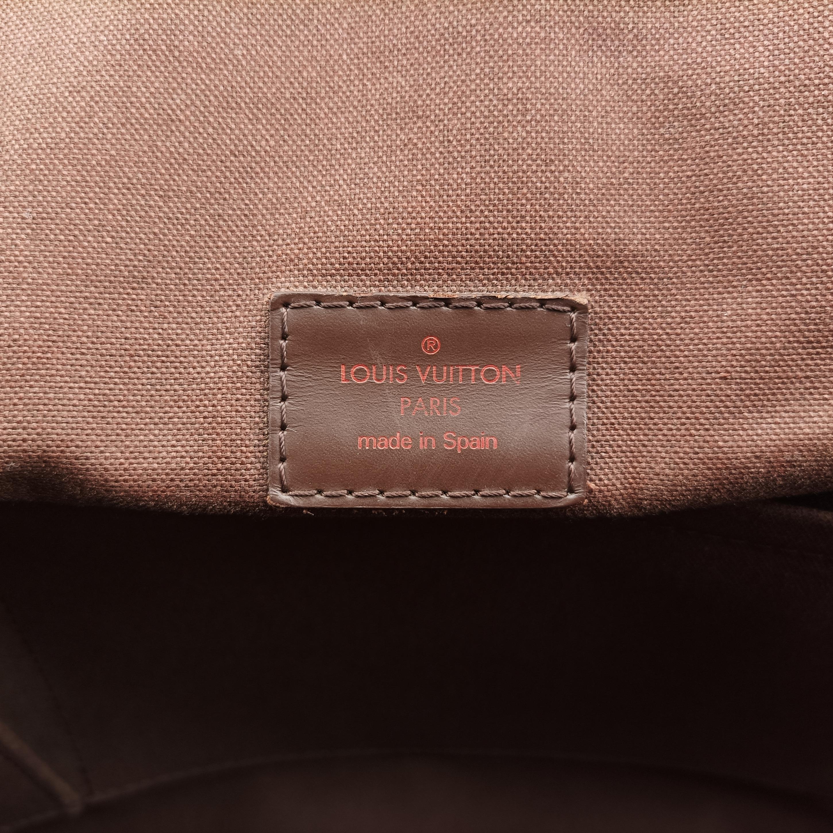Pre-owned Louis Vuitton BROOKLYN MM EBENE Damier Canvas N51211 shoulderbag | stylenewstar