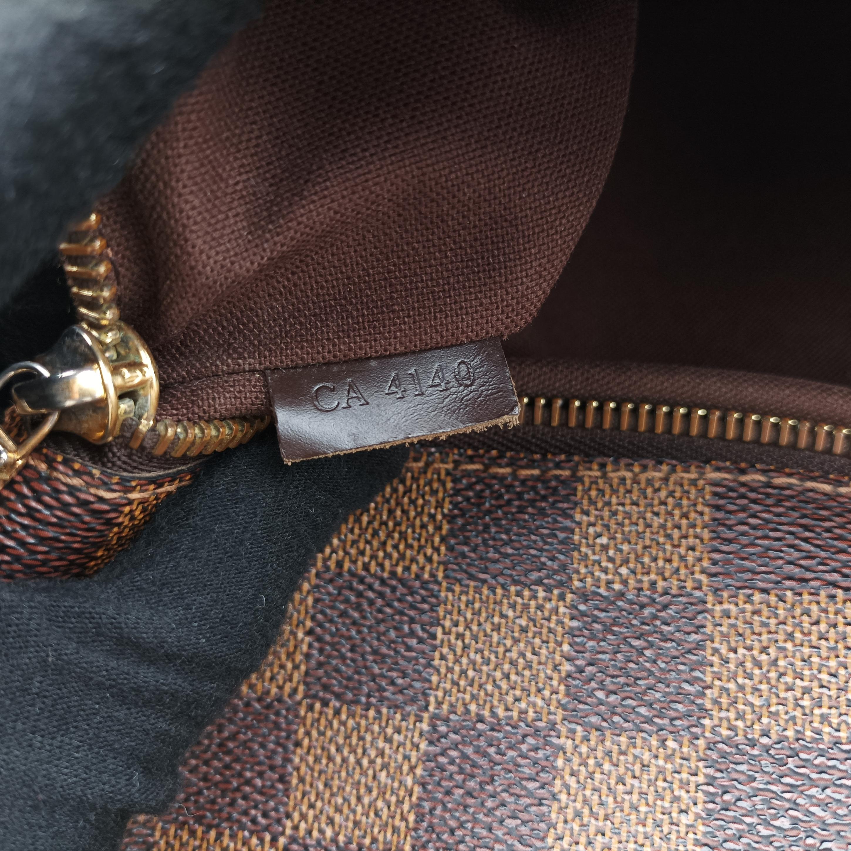 Pre-owned Louis Vuitton BROOKLYN MM EBENE Damier Canvas N51211 shoulderbag | stylenewstar