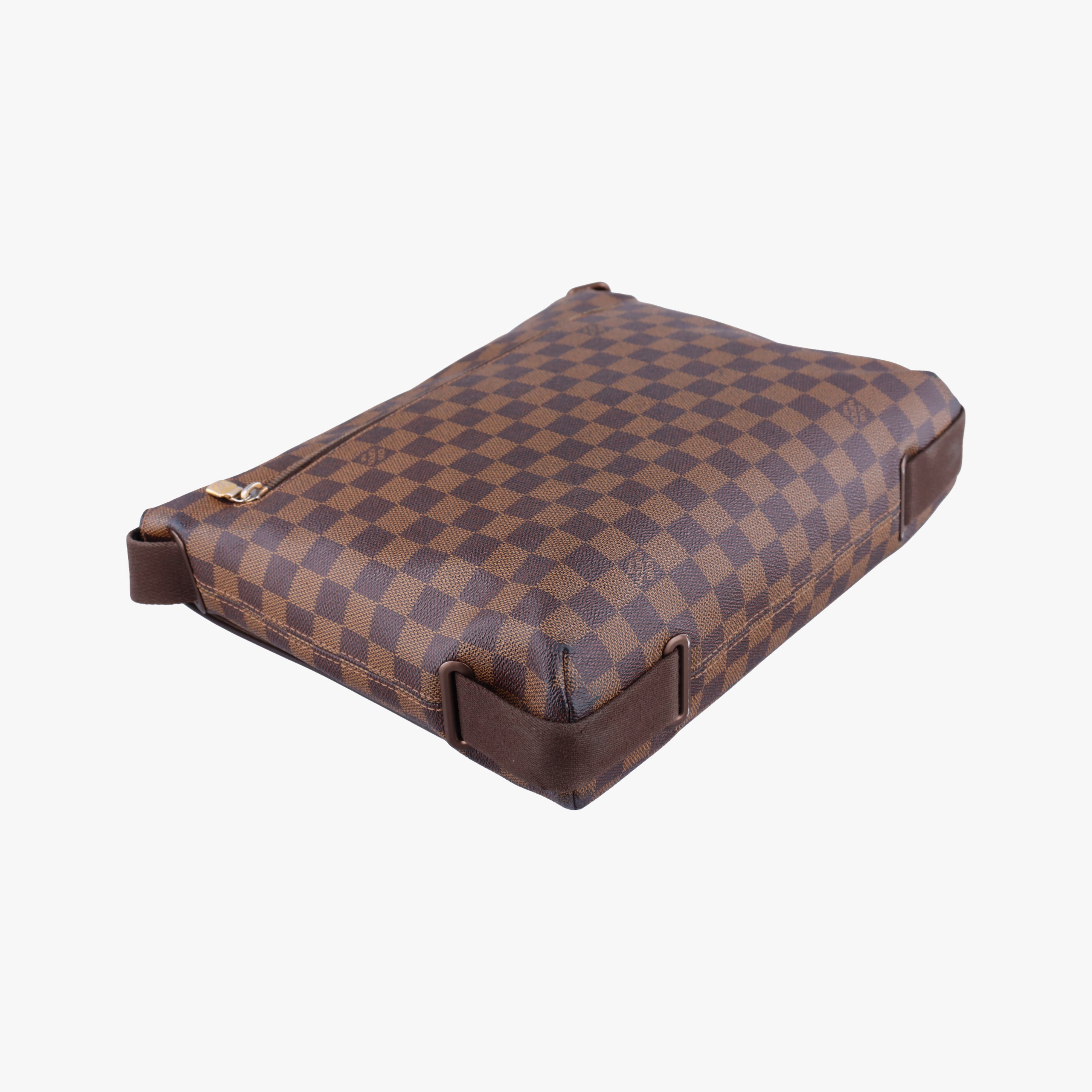 Pre-owned Louis Vuitton BROOKLYN MM EBENE Damier Canvas N51211 shoulderbag | stylenewstar