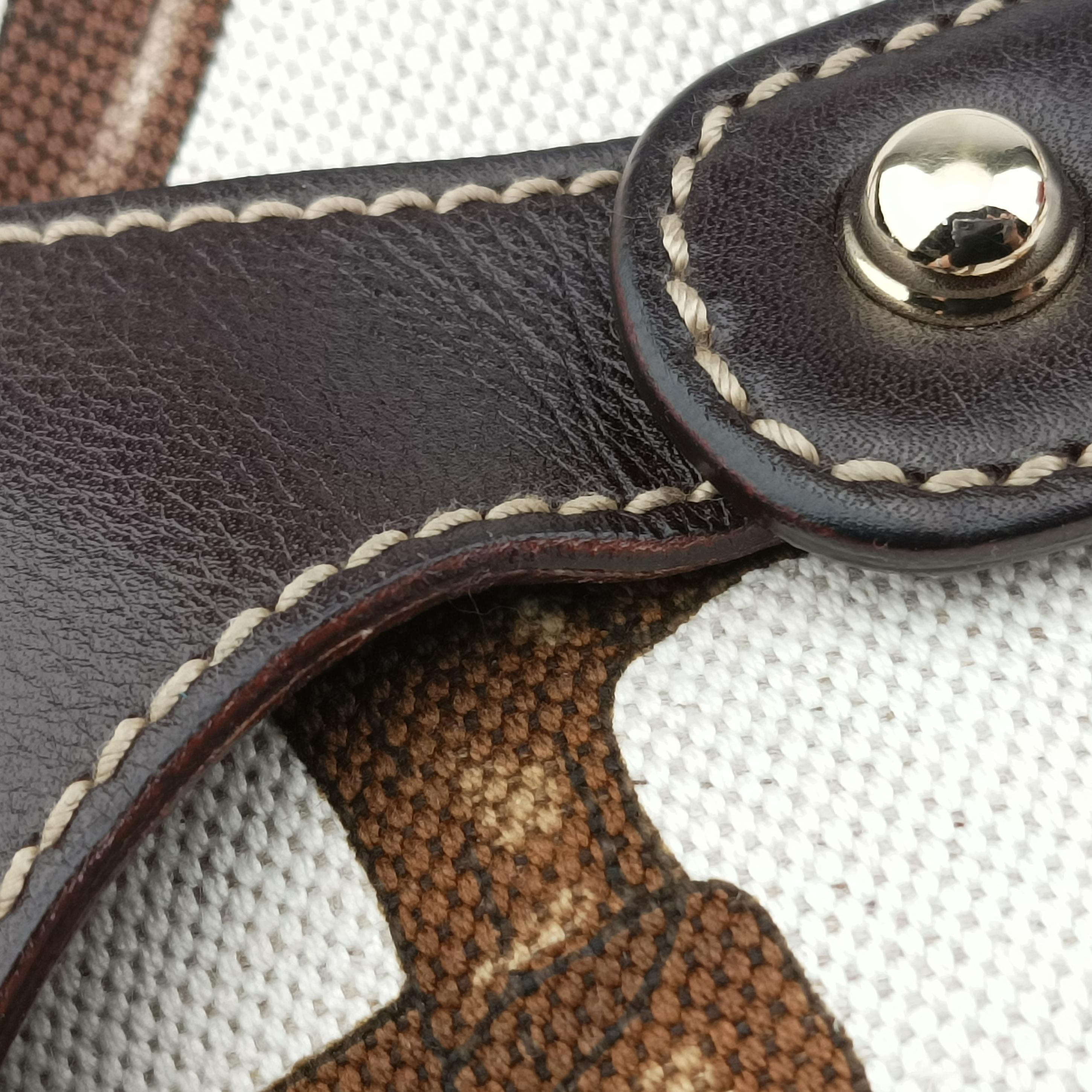 Vintage Gucci Horsebit White×brown Canvas 152468 shoulderbag | stylenewstar