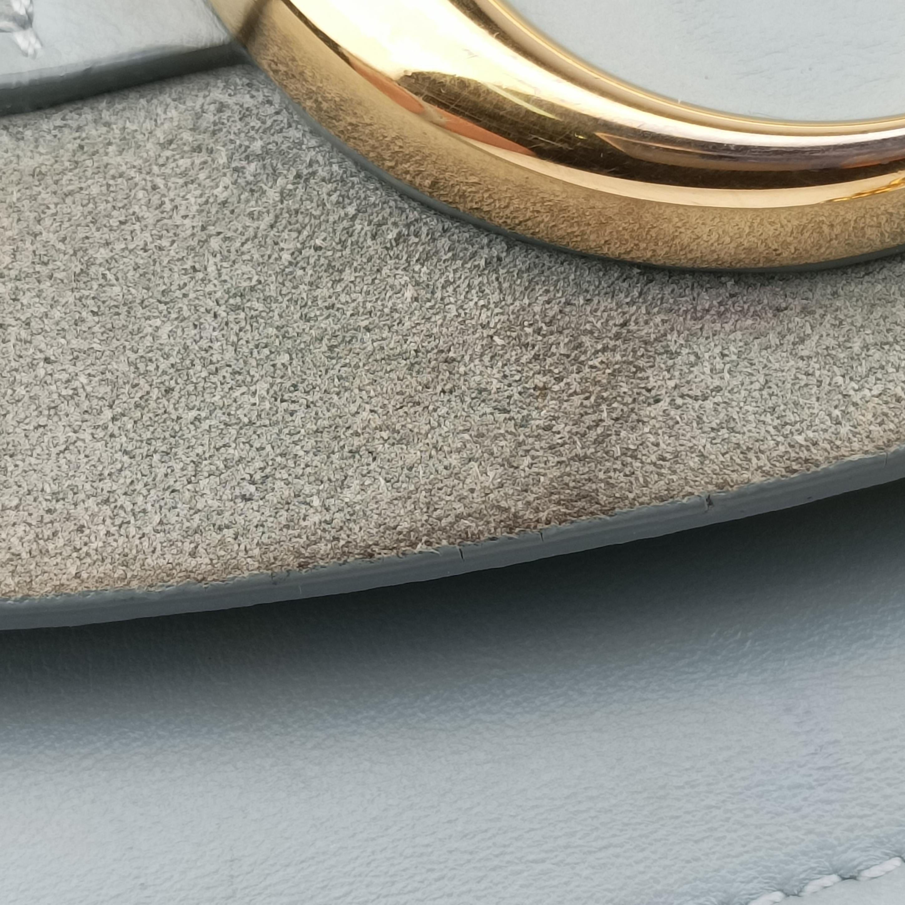 Pre-owned Chloe C Chain Blue leather  shoulderbag | stylenewstar