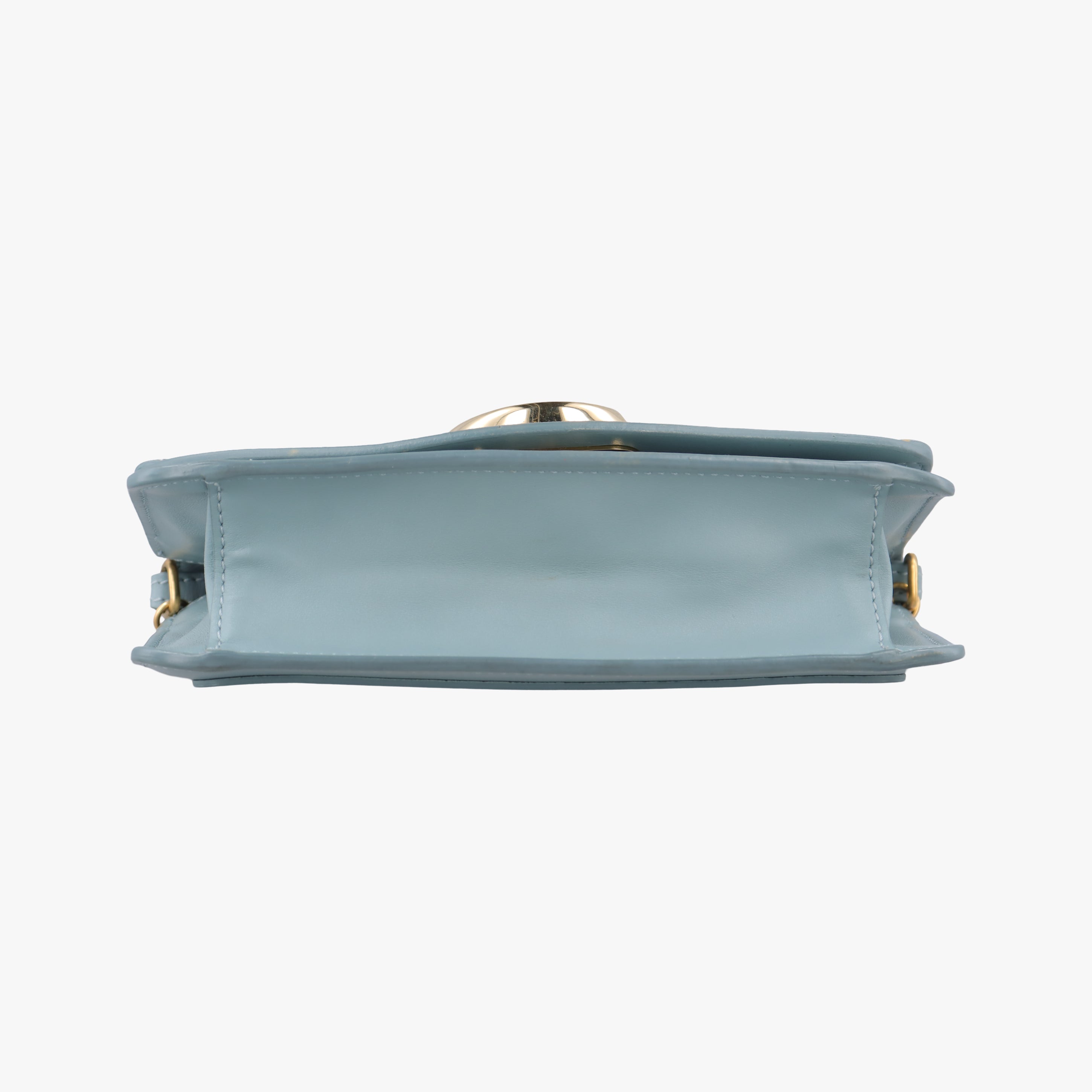 Pre-owned Chloe C Chain Blue leather  shoulderbag | stylenewstar