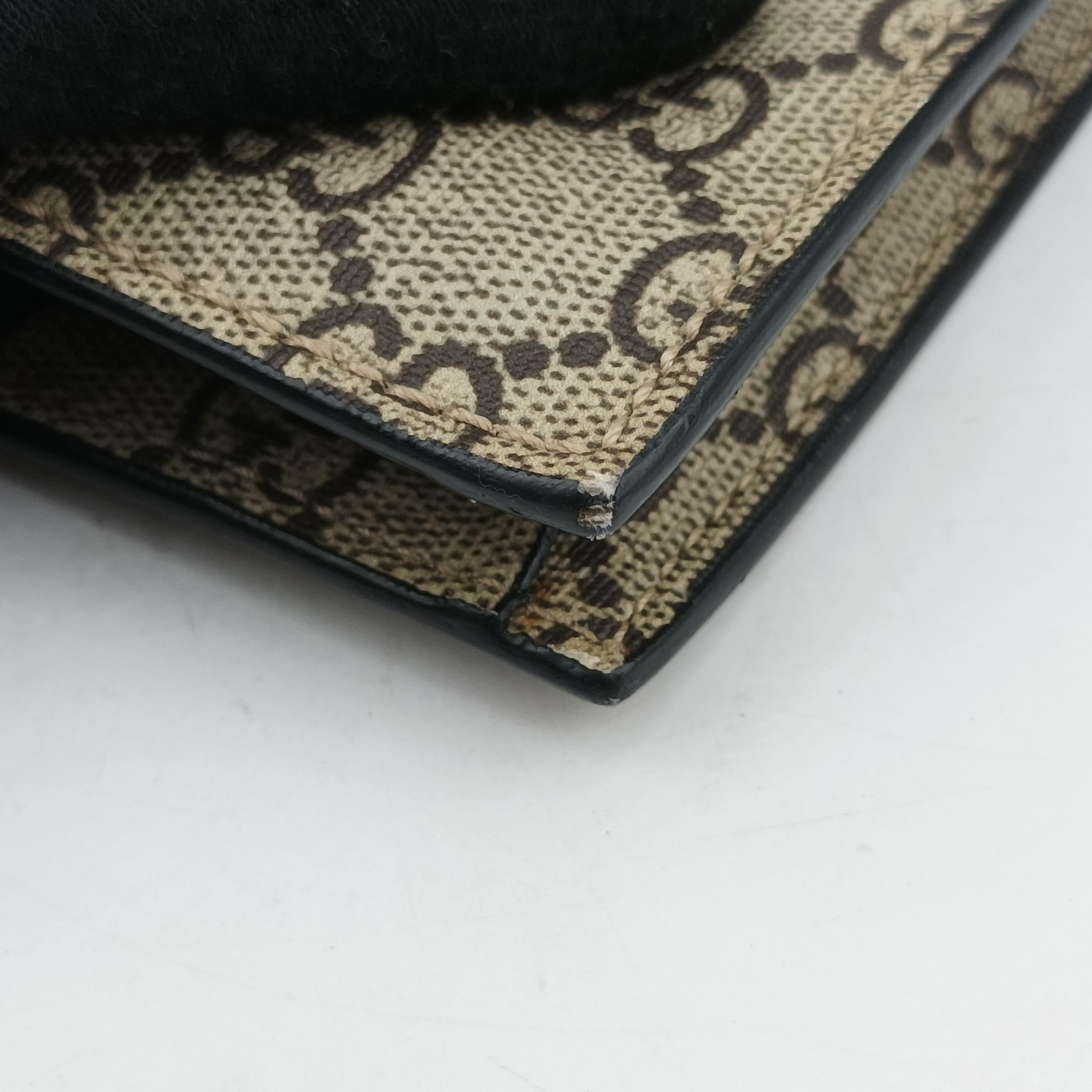 Secondhand Gucci GG Supreme Wolf Print beige×multi Canvas 450950 shoulderbag | stylenewstar