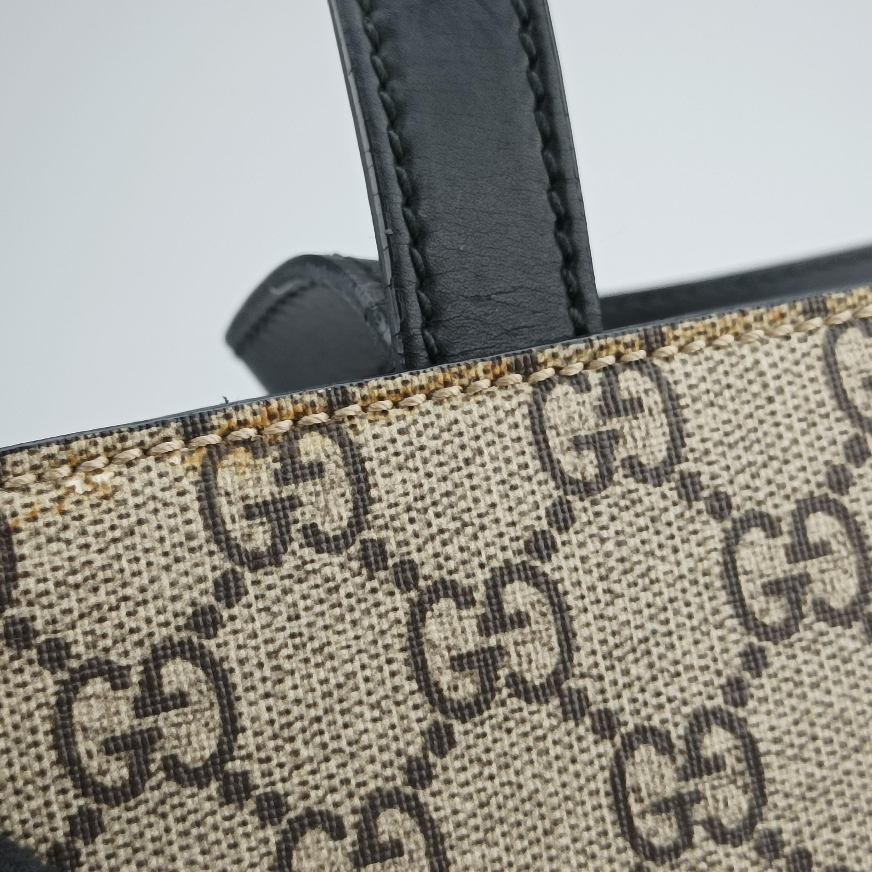 Secondhand Gucci GG Supreme Wolf Print beige×multi Canvas 450950 shoulderbag | stylenewstar