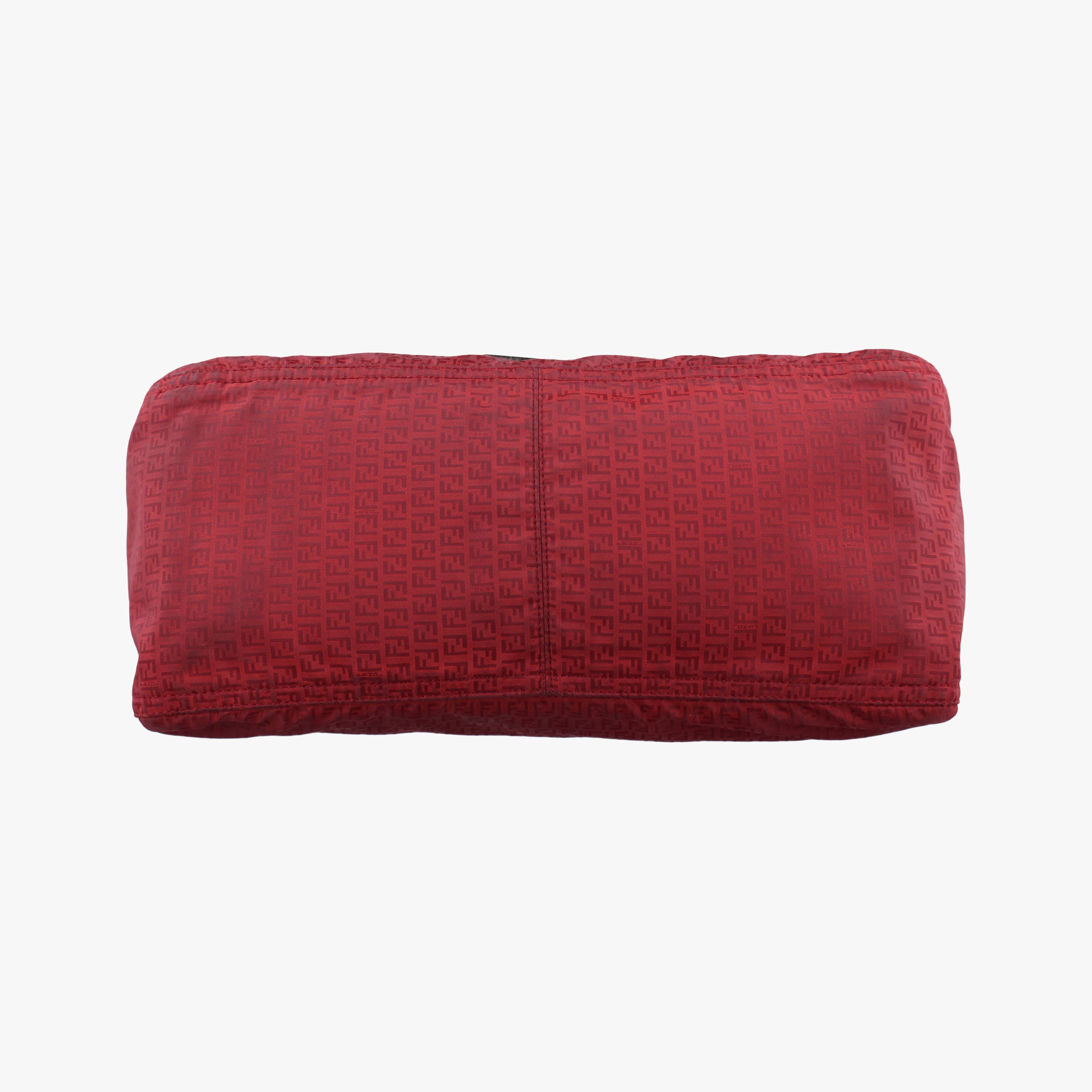Secondhand Fendi Zucchino Mamma Red Fabric 8BR626 shoulderbag | stylenewstar