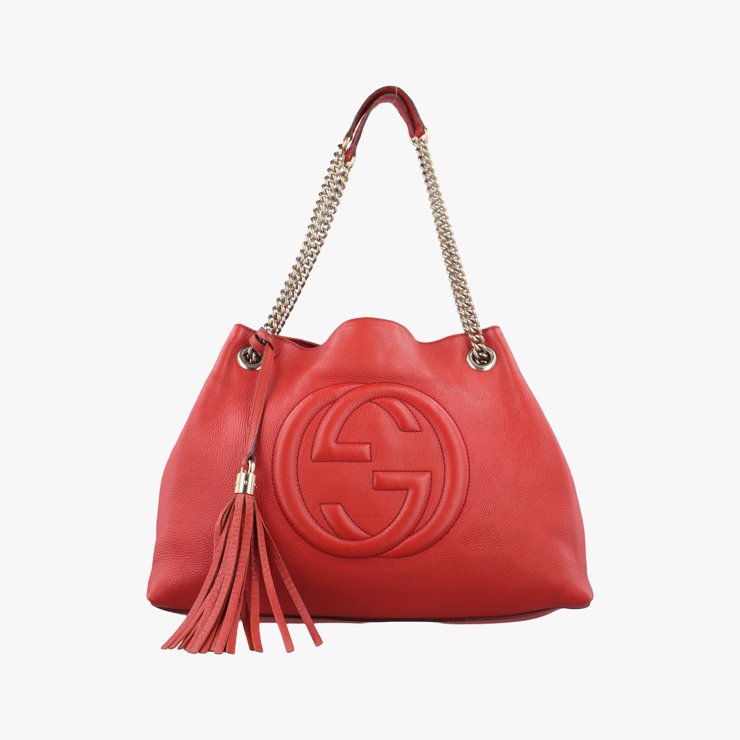 Pre-owned Gucci Soho Orange Leather 308982 shoulderbag | stylenewstar