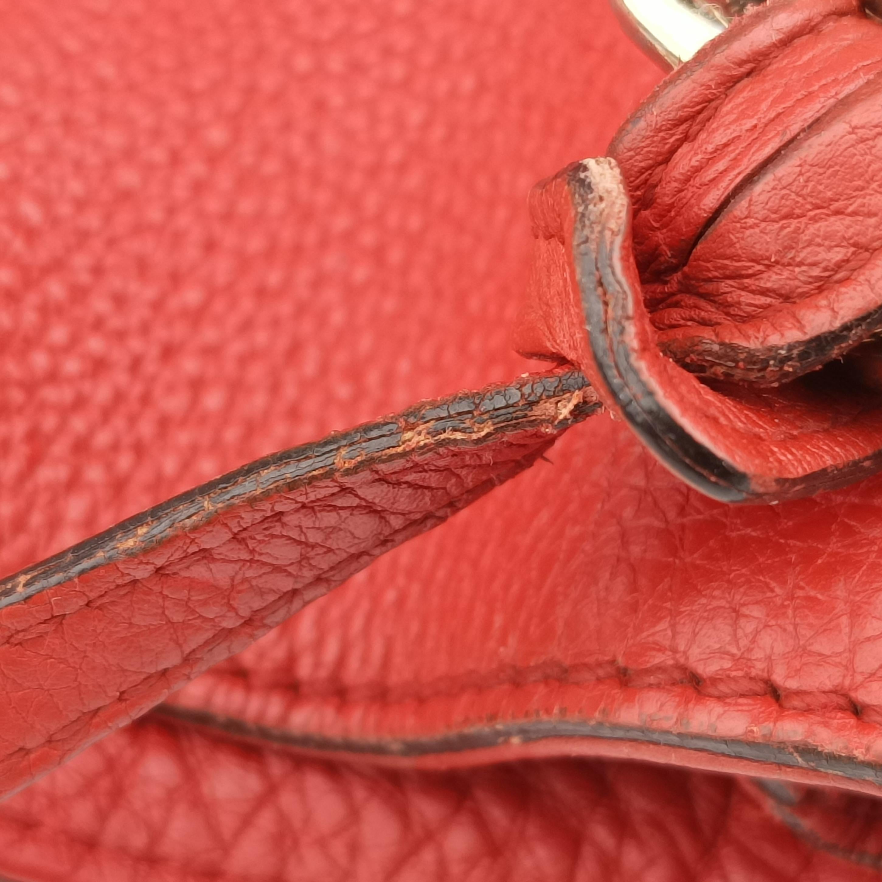 Pre-owned Gucci Soho Orange Leather 308982 shoulderbag | stylenewstar