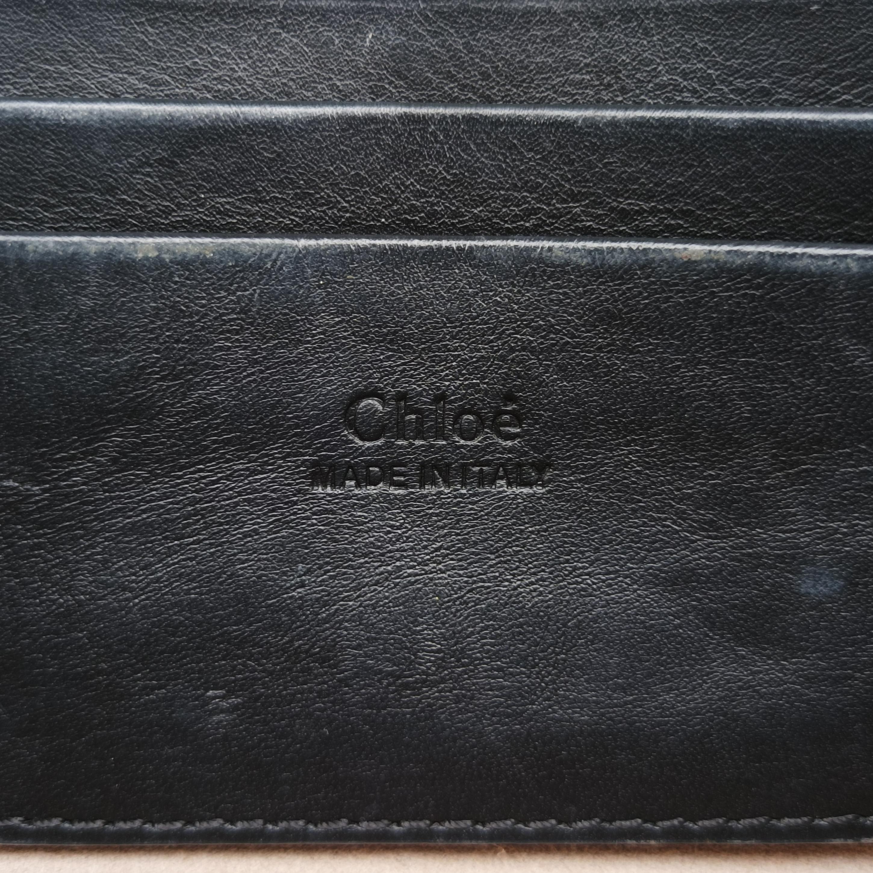 Vintage Chloe FAYE Black Leather × suede  shoulderbag | stylenewstar