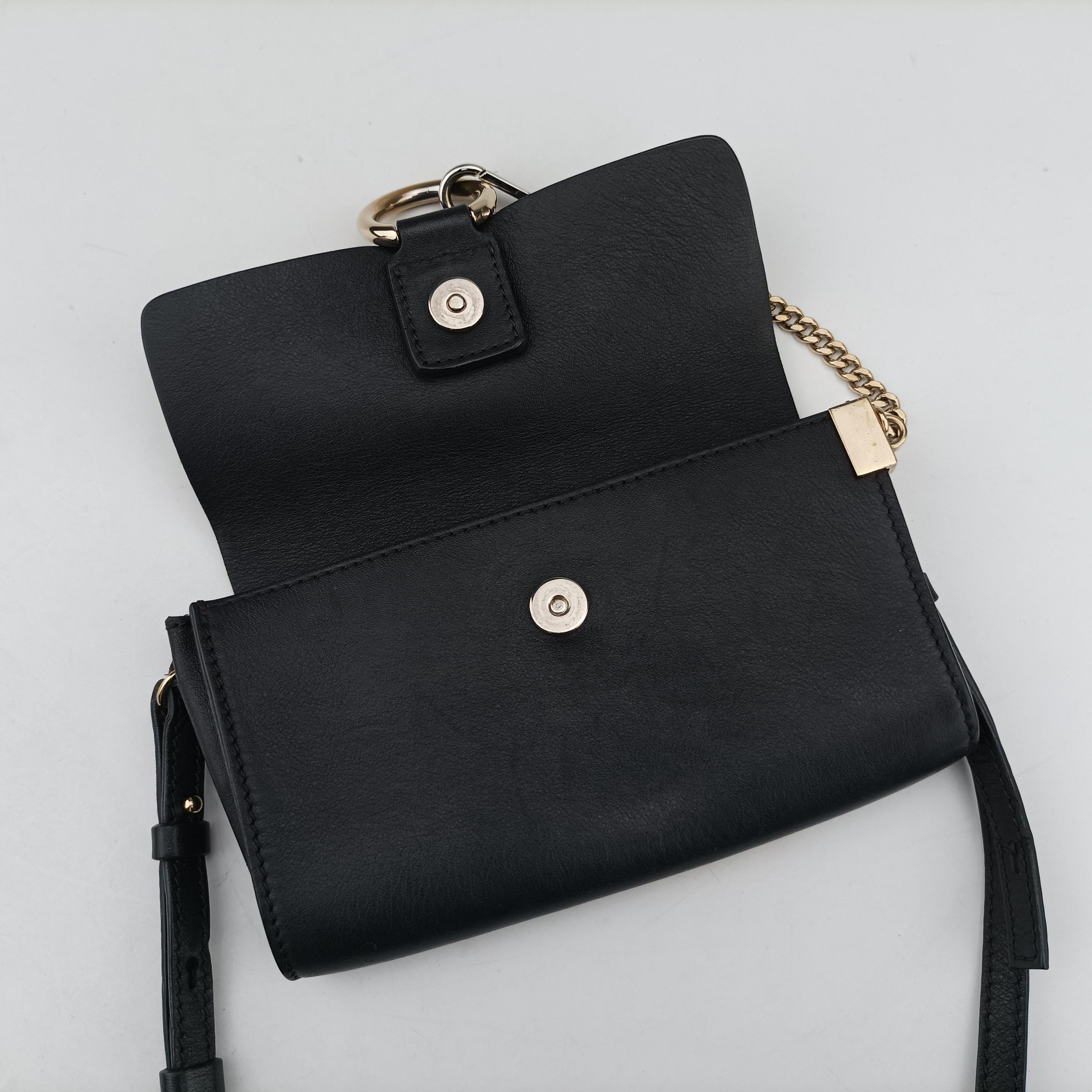 Vintage Chloe FAYE Black Leather × suede  shoulderbag | stylenewstar