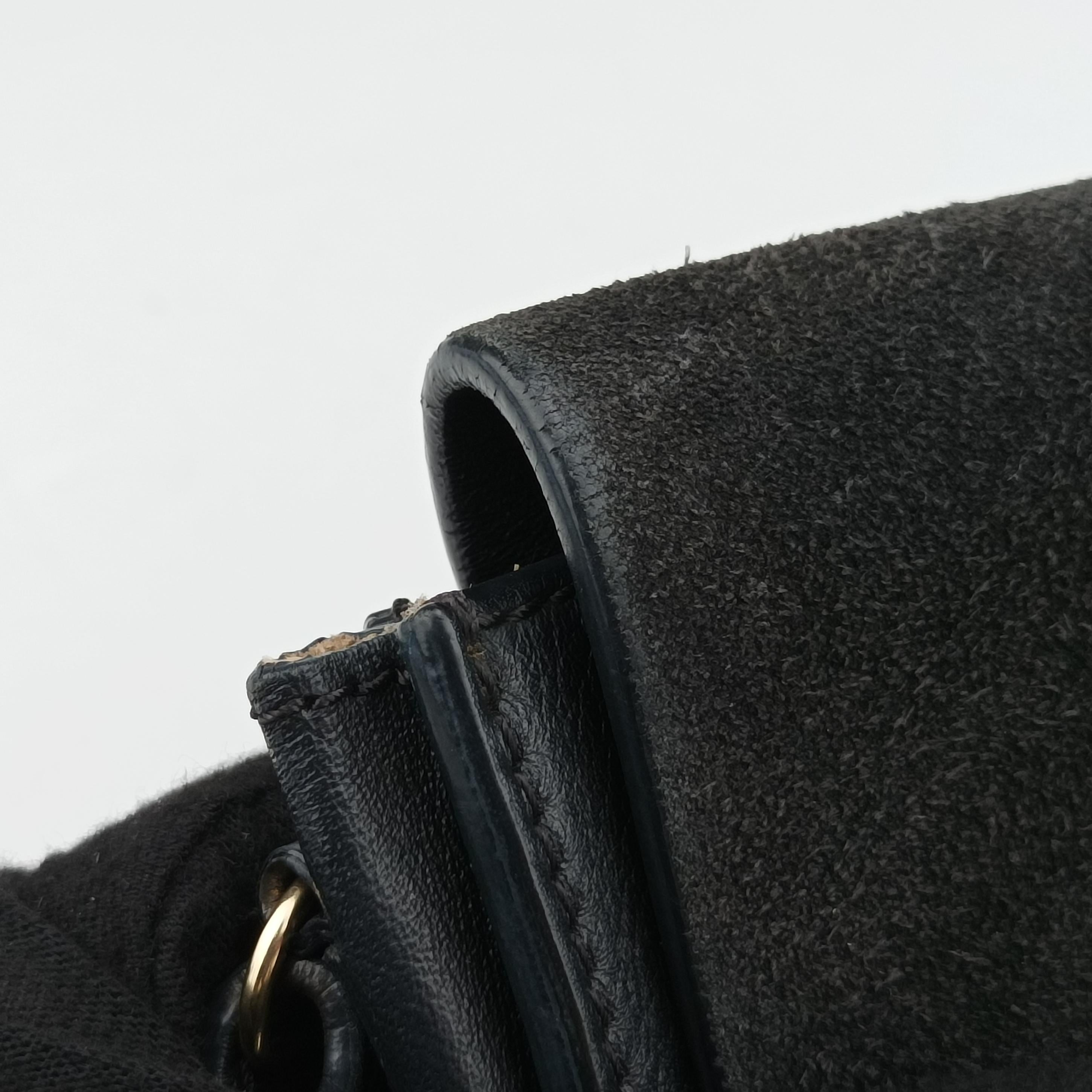 Vintage Chloe FAYE Black Leather × suede  shoulderbag | stylenewstar