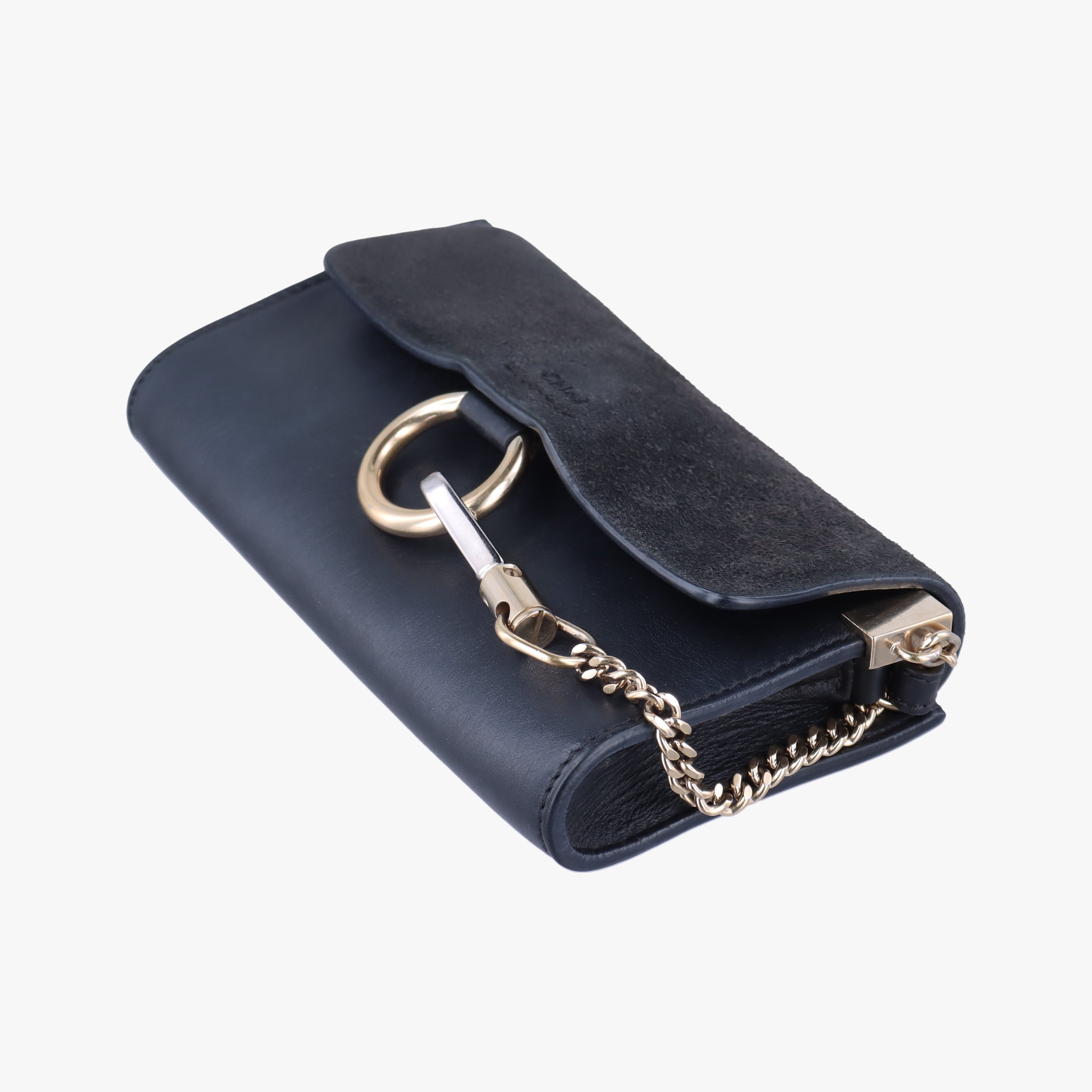 Vintage Chloe FAYE Black Leather × suede  shoulderbag | stylenewstar