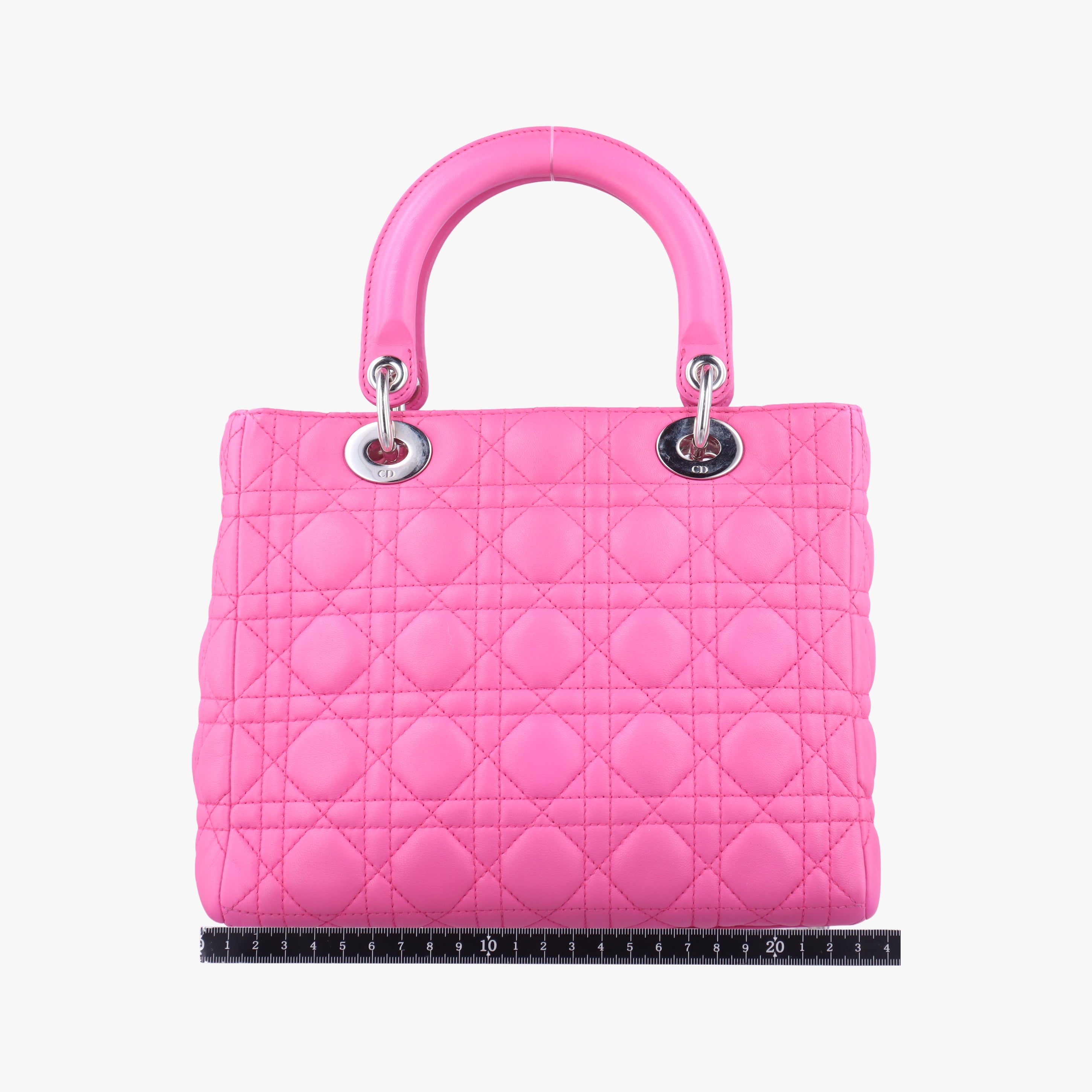Vintage Christian Dior Lady Dior Pink lambskin  shoulderbag | stylenewstar