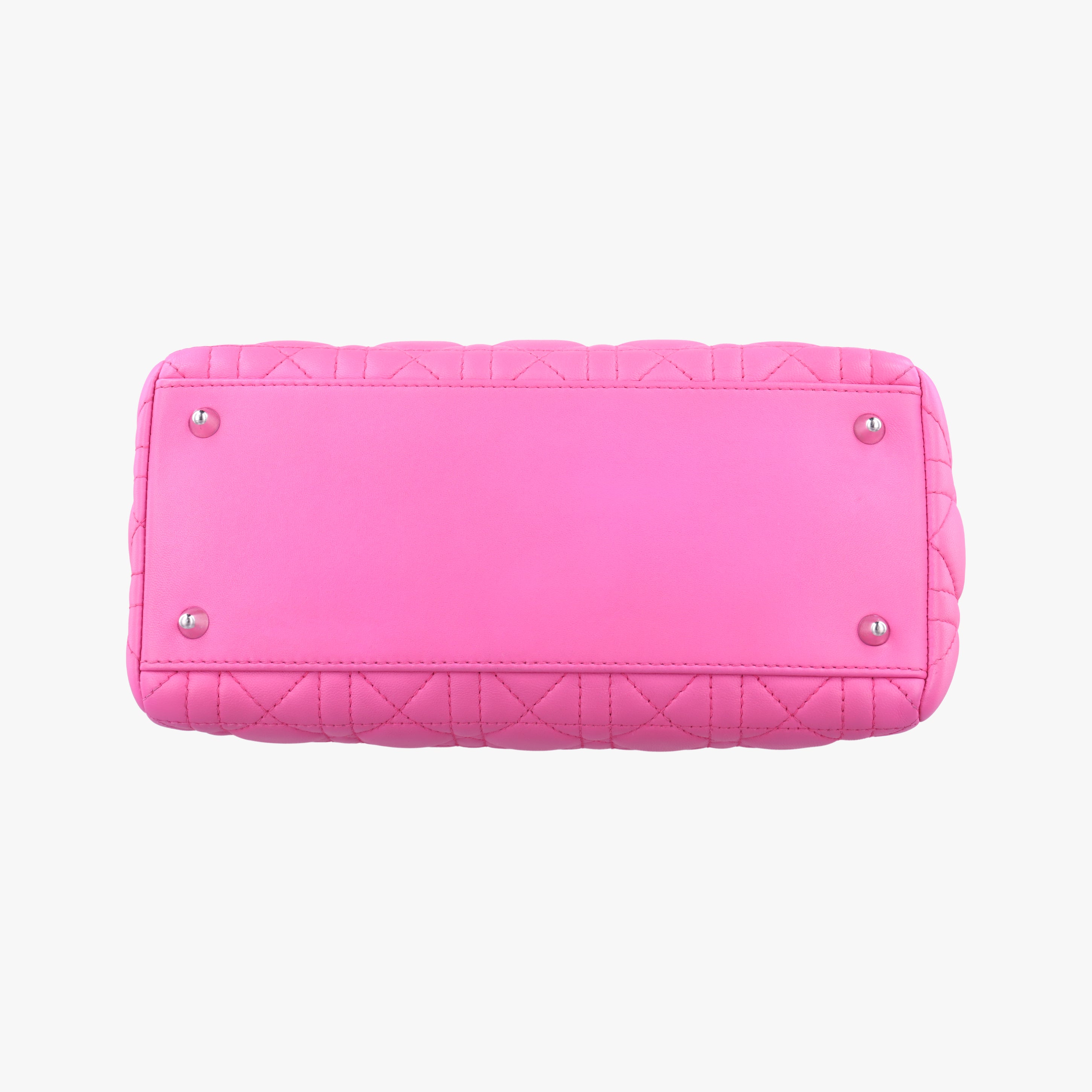 Vintage Christian Dior Lady Dior Pink lambskin  shoulderbag | stylenewstar