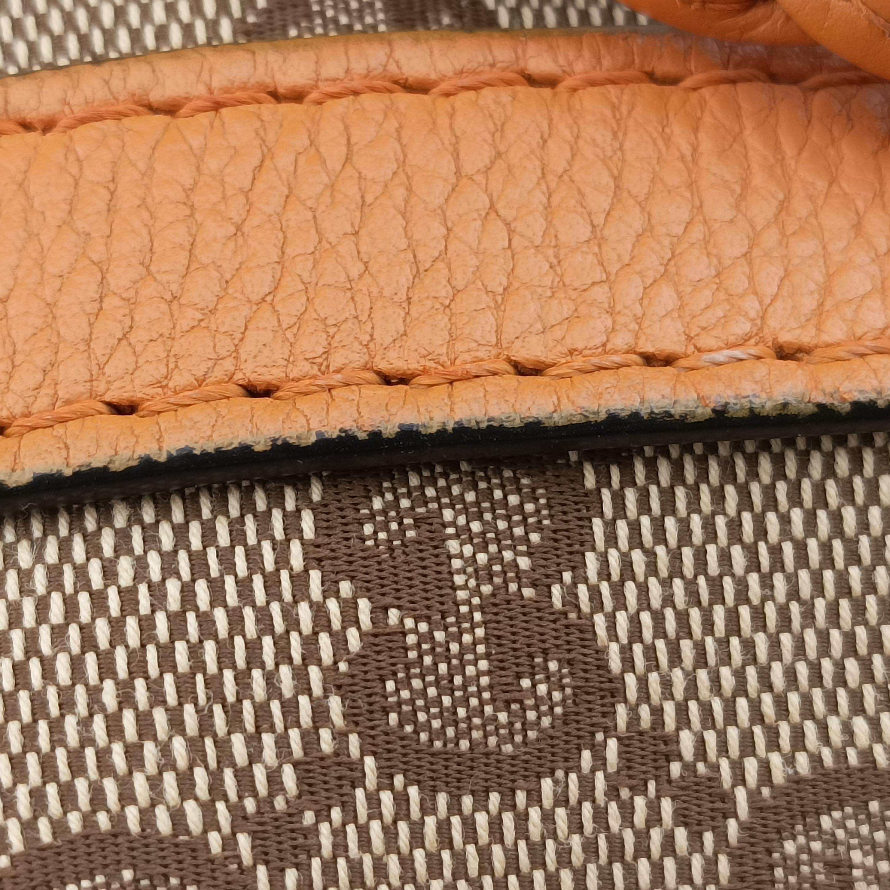 Pre-owned Gucci Marrakech beige×orange Canvas×Leather 257031 handbag | stylenewstar