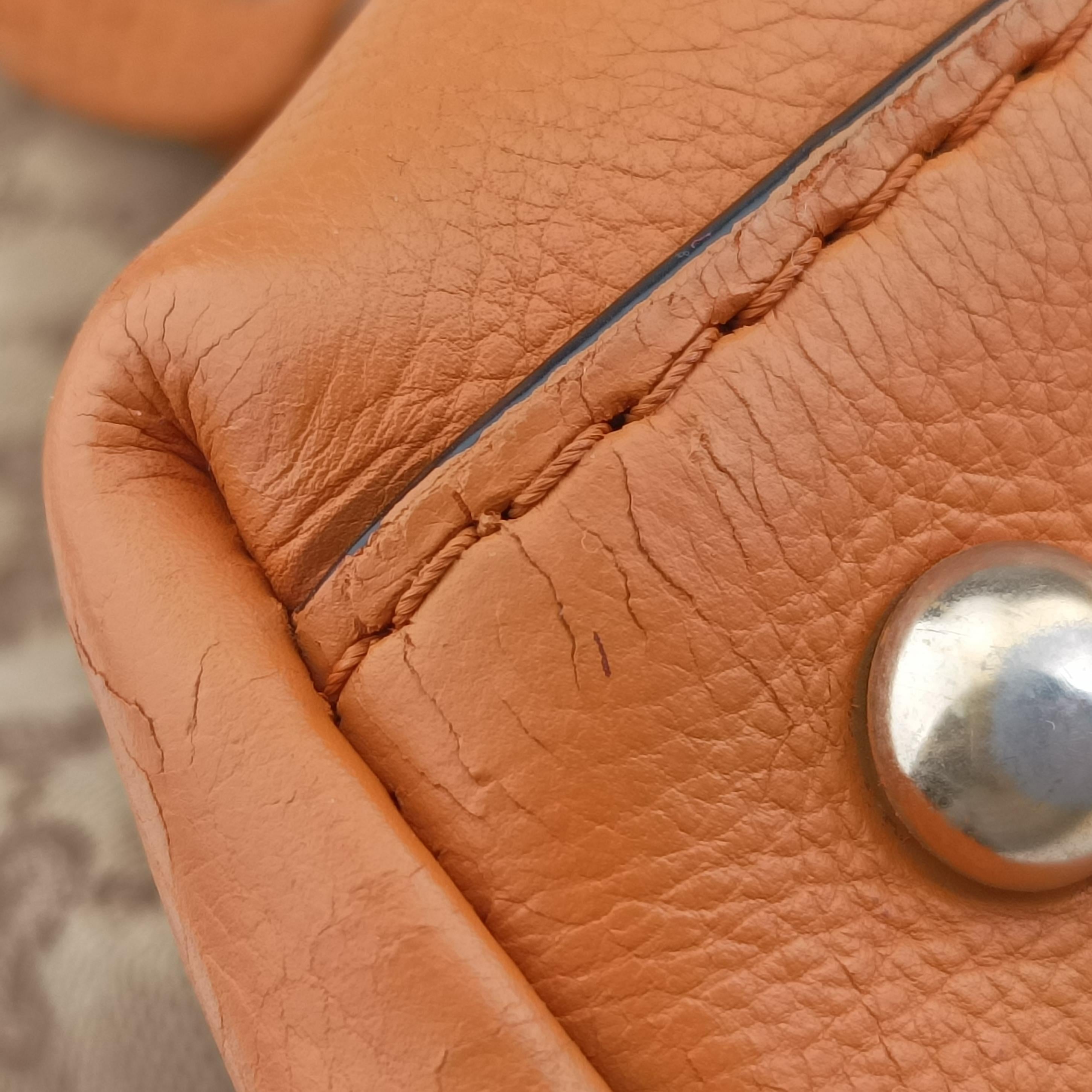 Pre-owned Gucci Marrakech beige×orange Canvas×Leather 257031 handbag | stylenewstar