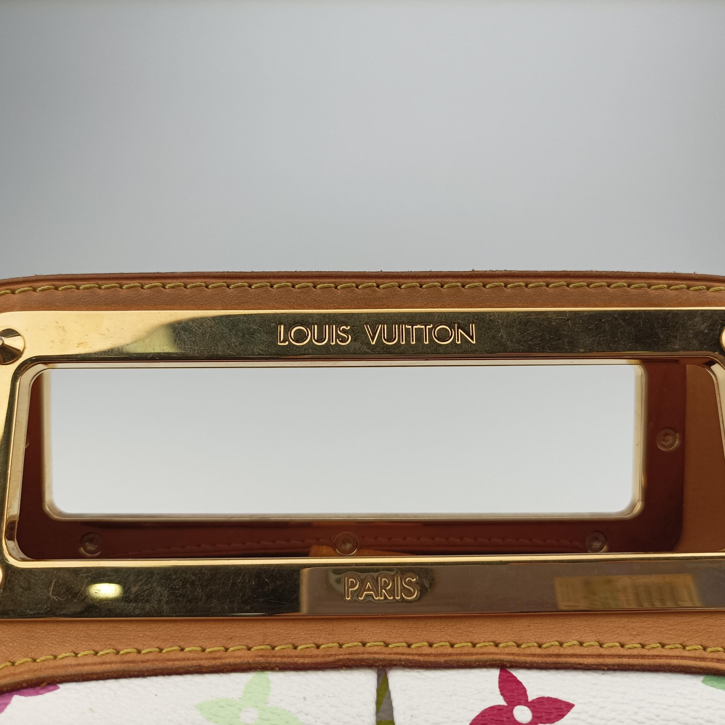 Secondhand Louis Vuitton JUDY MM white Monogram Multicolor M40255 shoulderbag | stylenewstar