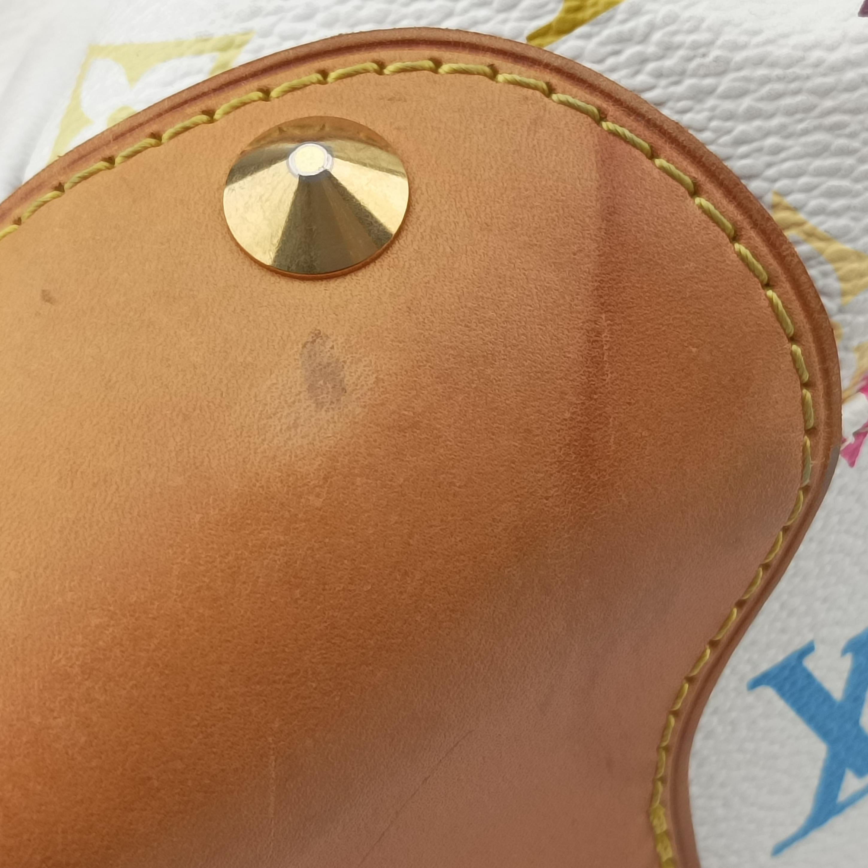 Secondhand Louis Vuitton JUDY MM white Monogram Multicolor M40255 shoulderbag | stylenewstar
