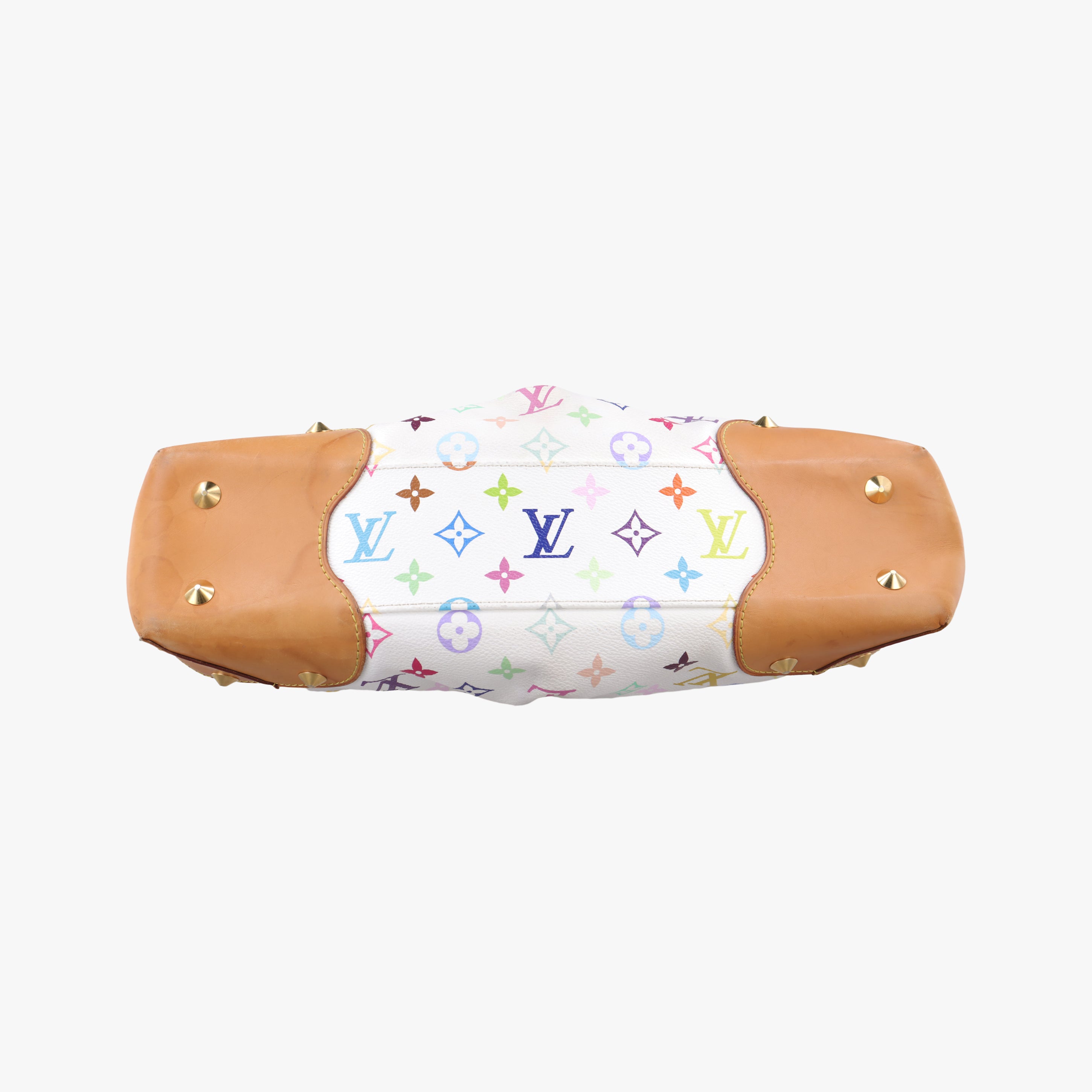 Secondhand Louis Vuitton JUDY MM white Monogram Multicolor M40255 shoulderbag | stylenewstar