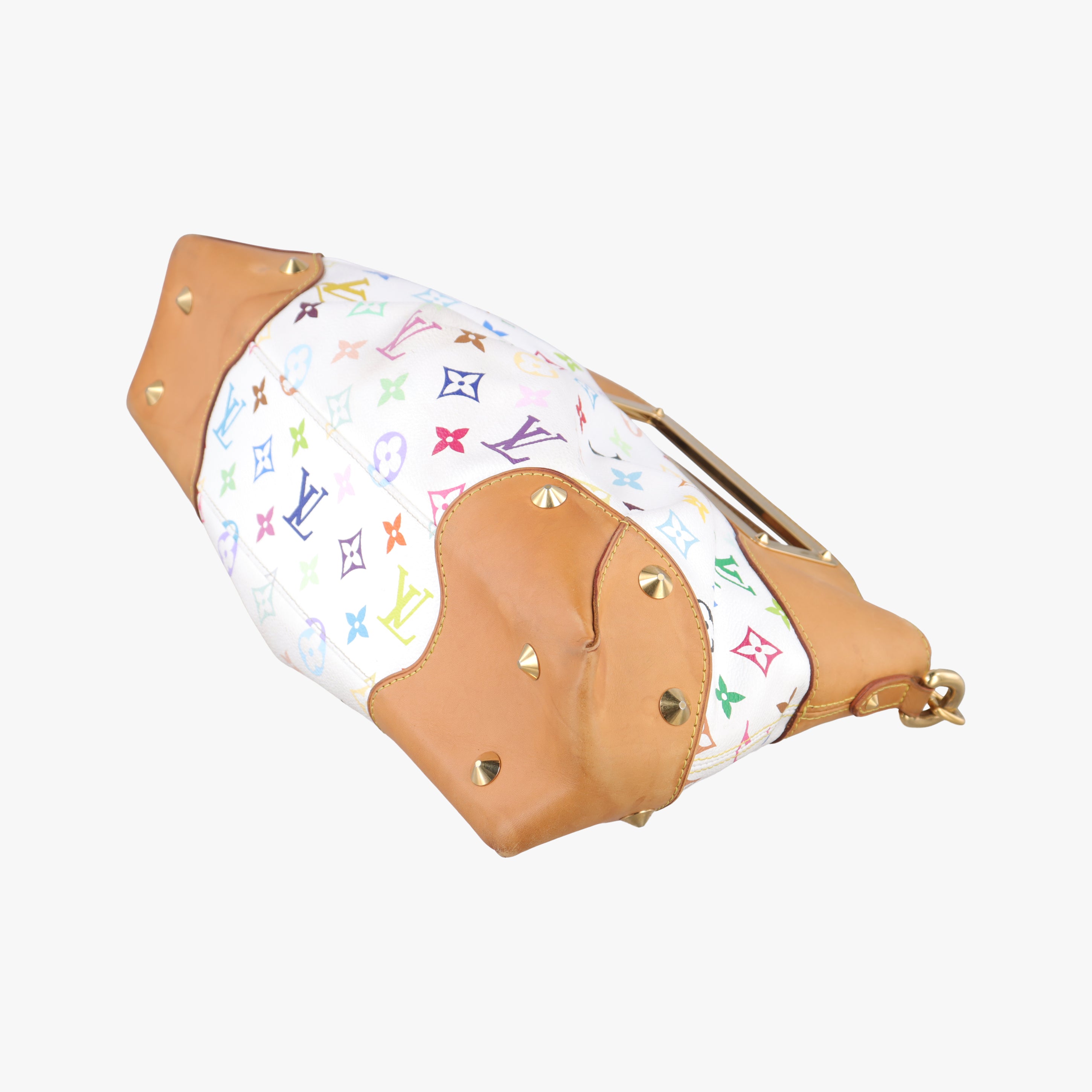 Secondhand Louis Vuitton JUDY MM white Monogram Multicolor M40255 shoulderbag | stylenewstar