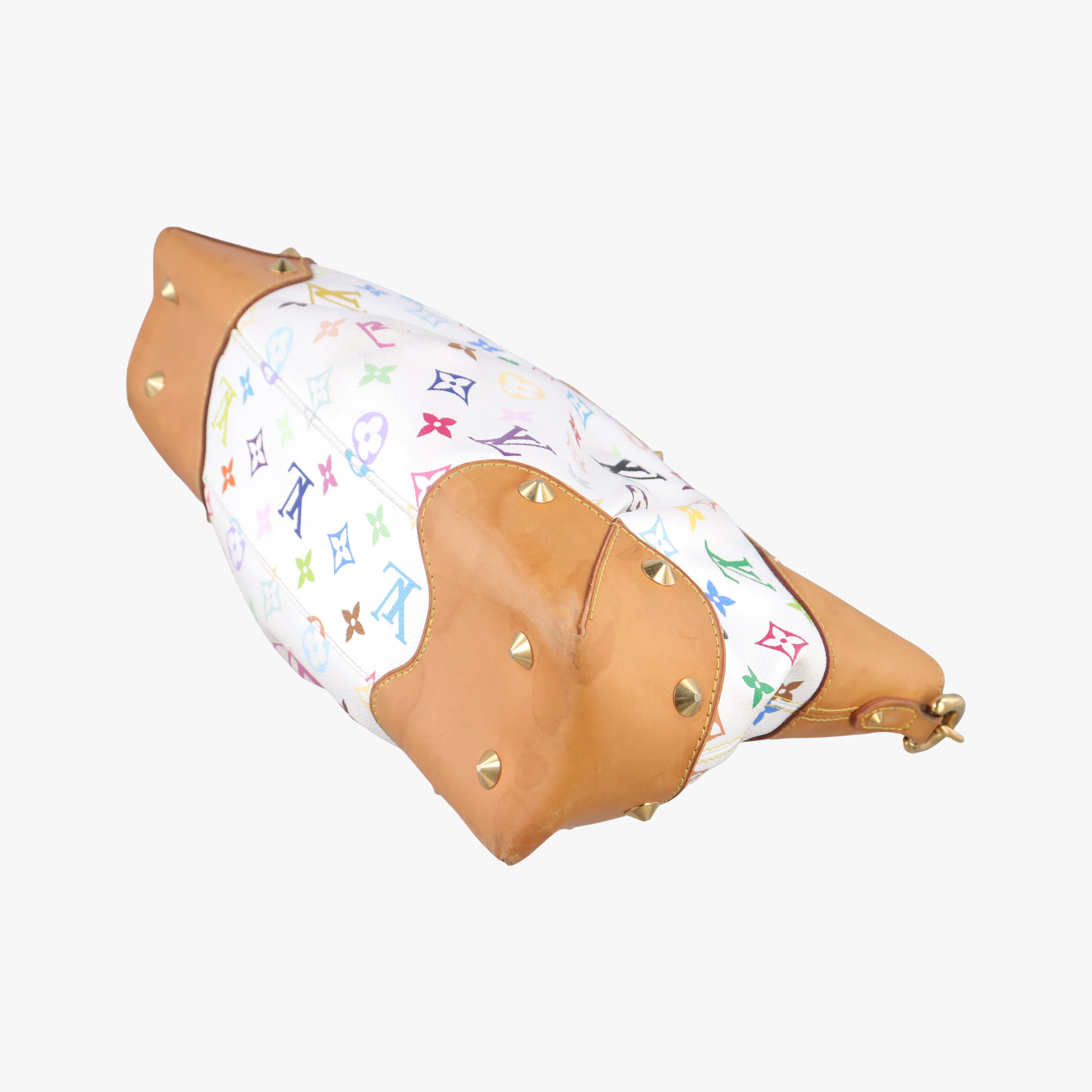 Secondhand Louis Vuitton JUDY MM white Monogram Multicolor M40255 shoulderbag | stylenewstar