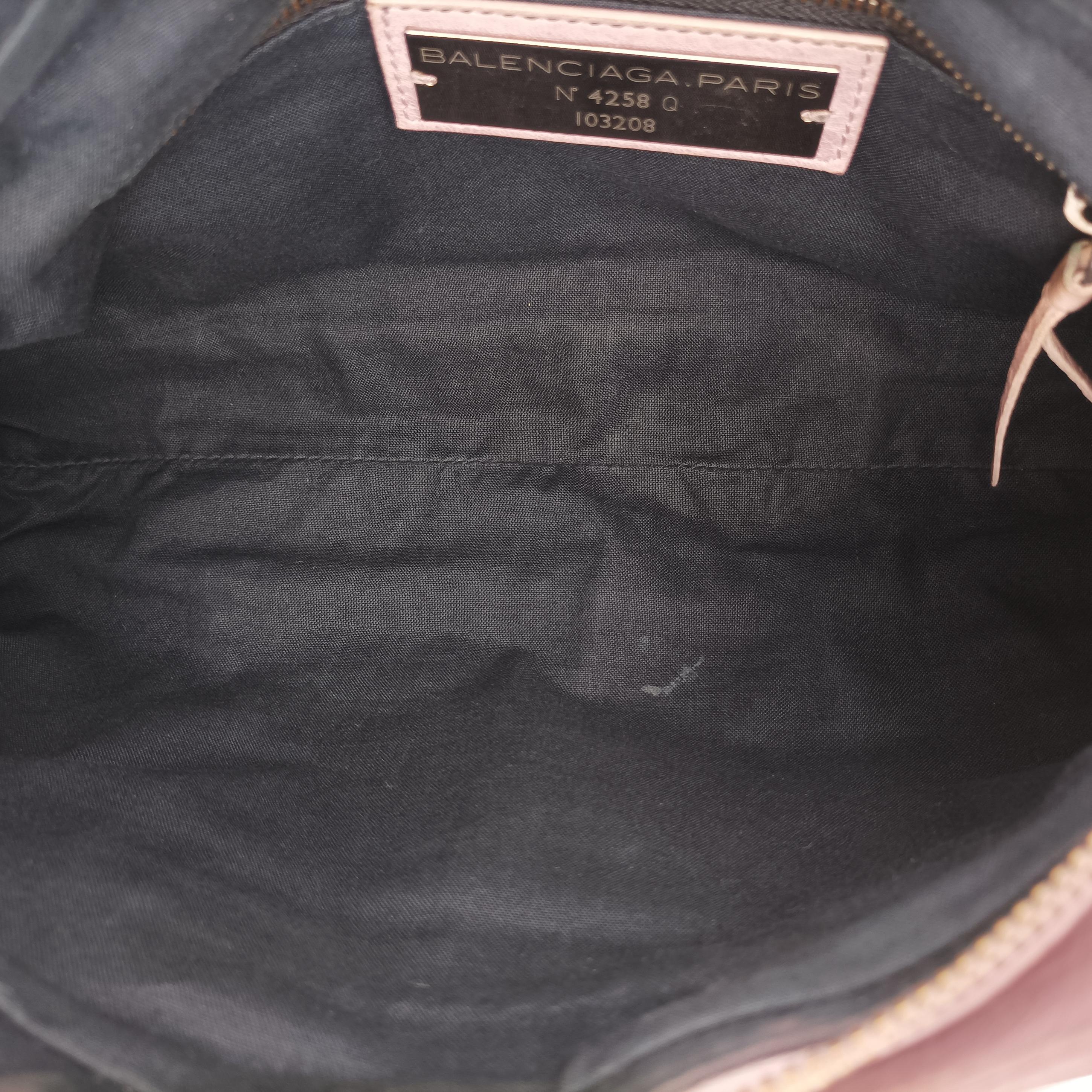 Pre-owned Balenciaga Giant City Purple lambskin  shoulderbag | stylenewstar