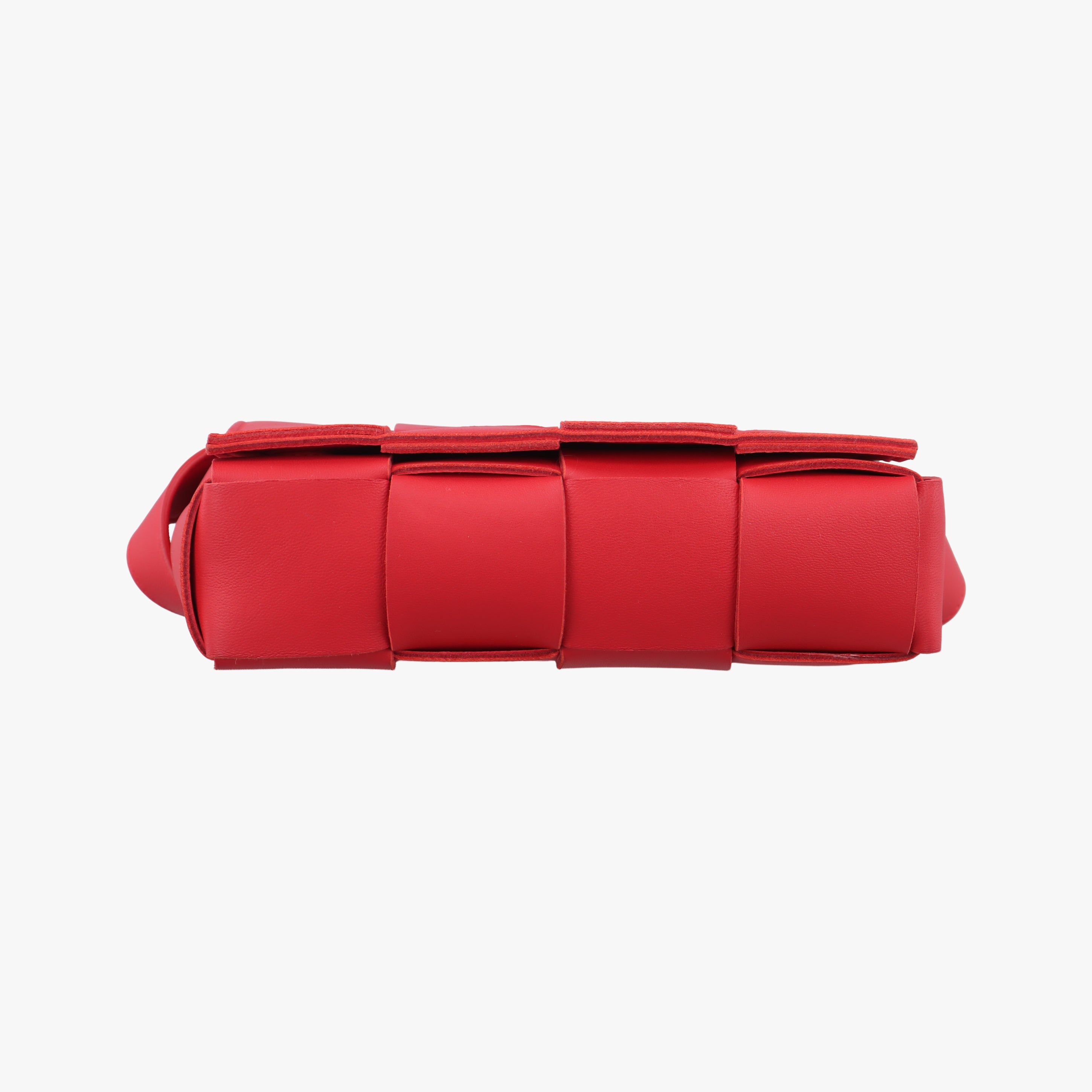 Pre-owned Bottega Veneta CASSETTE Red lambskin  bum bag/waist bag | stylenewstar