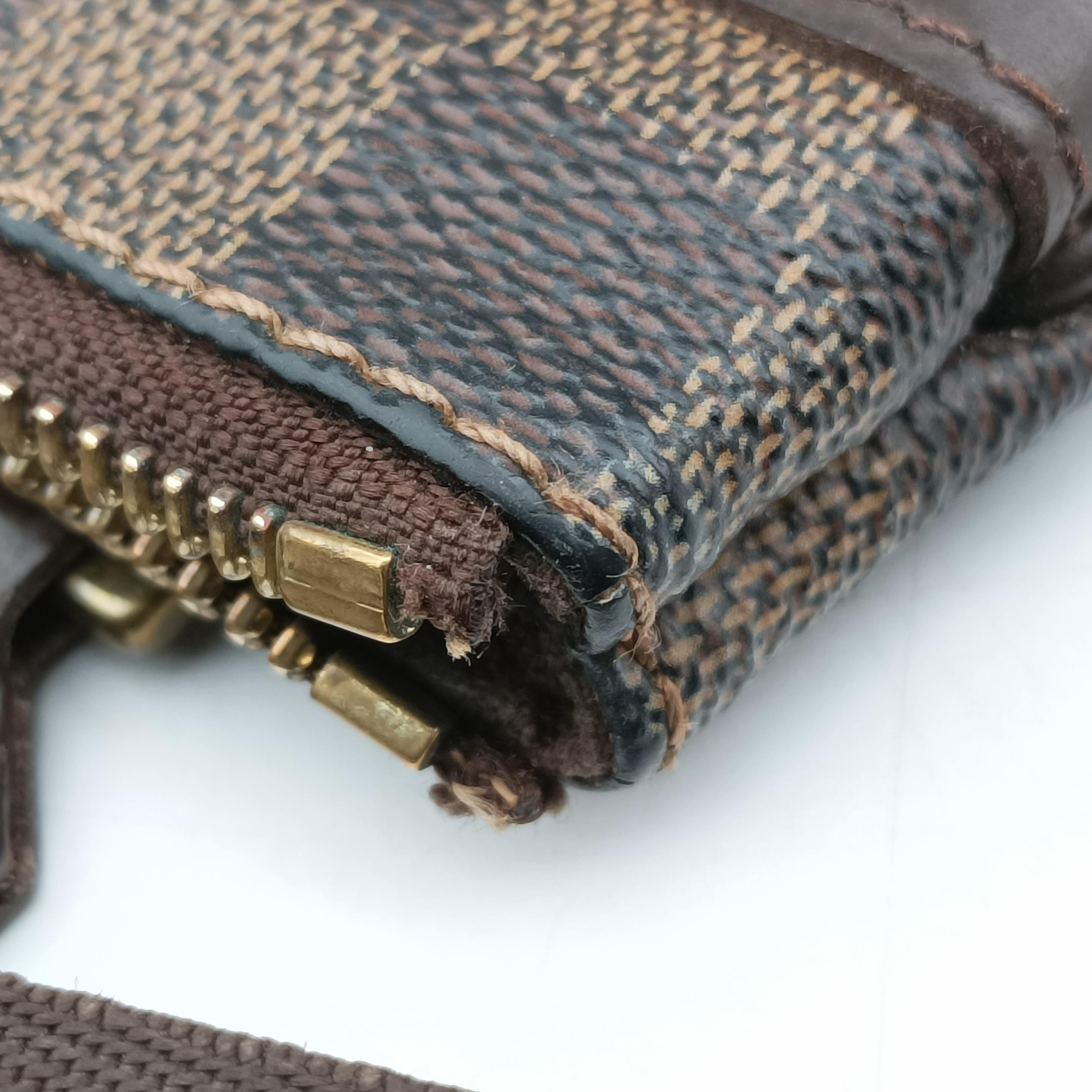 Pre-owned Louis Vuitton Pochette BOSPHORE EBENE Damier Canvas N51111 shoulderbag | stylenewstar