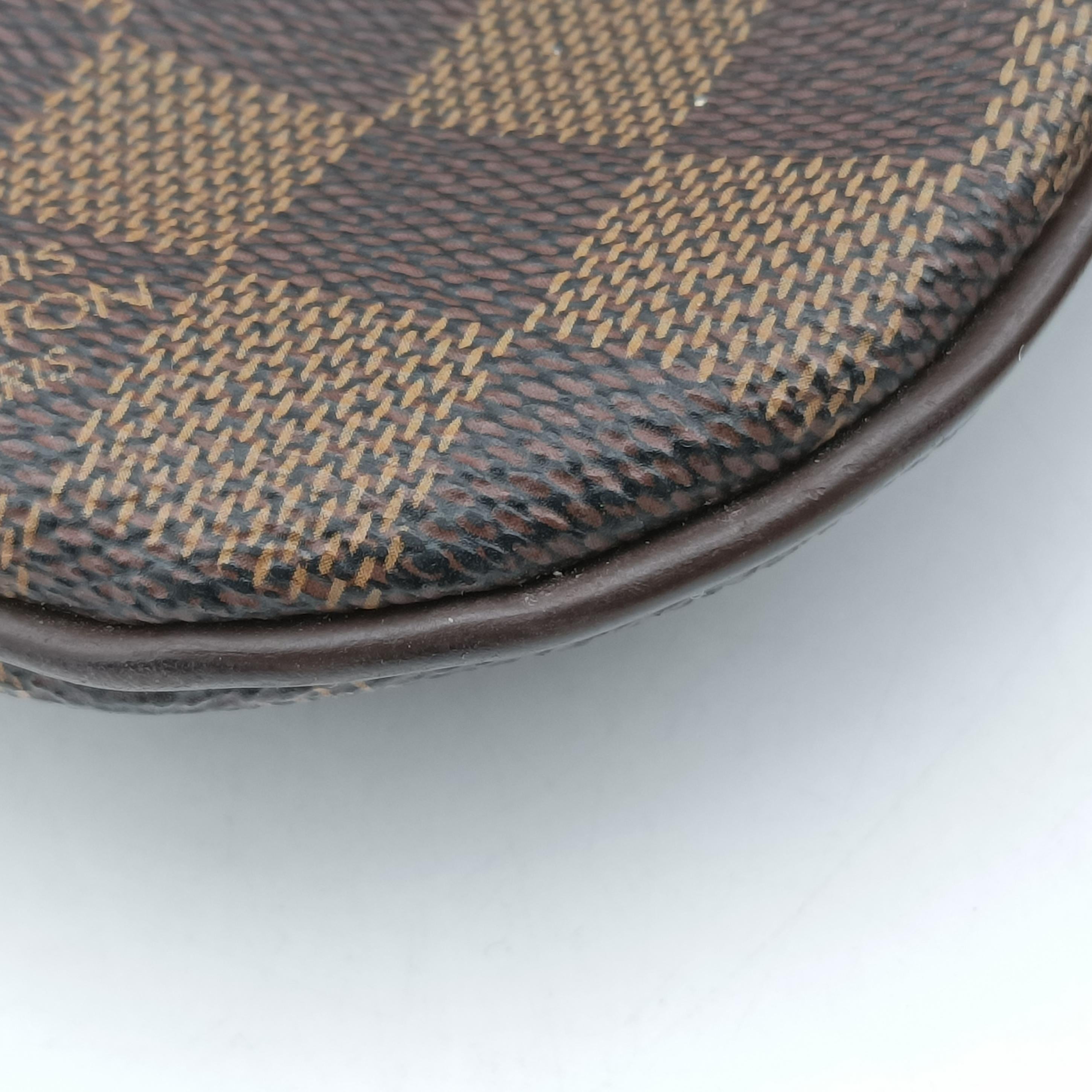 Pre-owned Louis Vuitton Pochette BOSPHORE EBENE Damier Canvas N51111 shoulderbag | stylenewstar