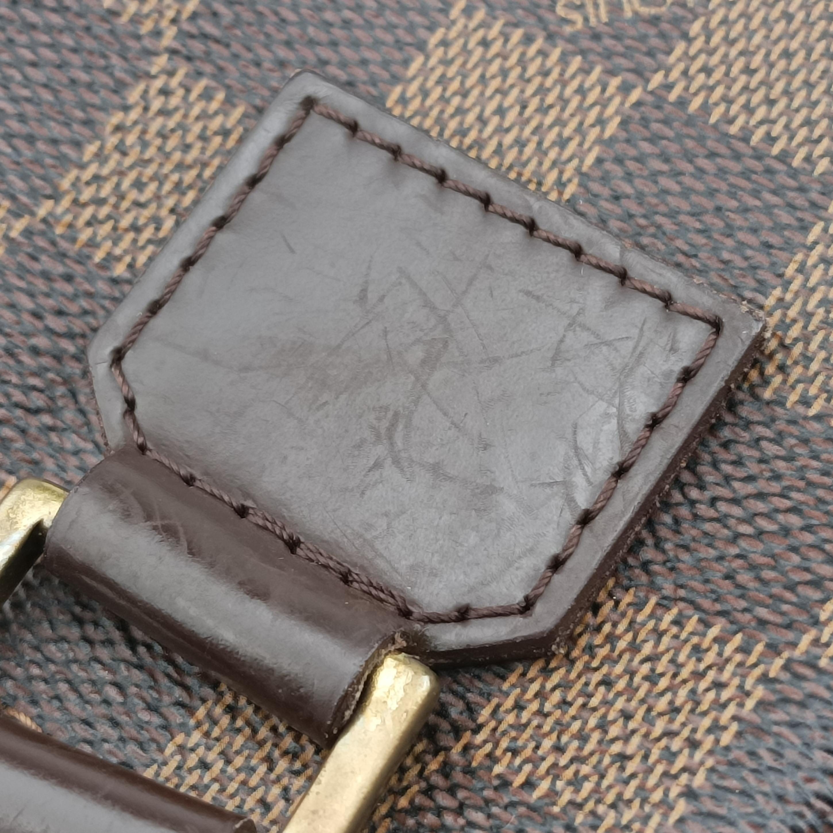 Pre-owned Louis Vuitton Pochette BOSPHORE EBENE Damier Canvas N51111 shoulderbag | stylenewstar
