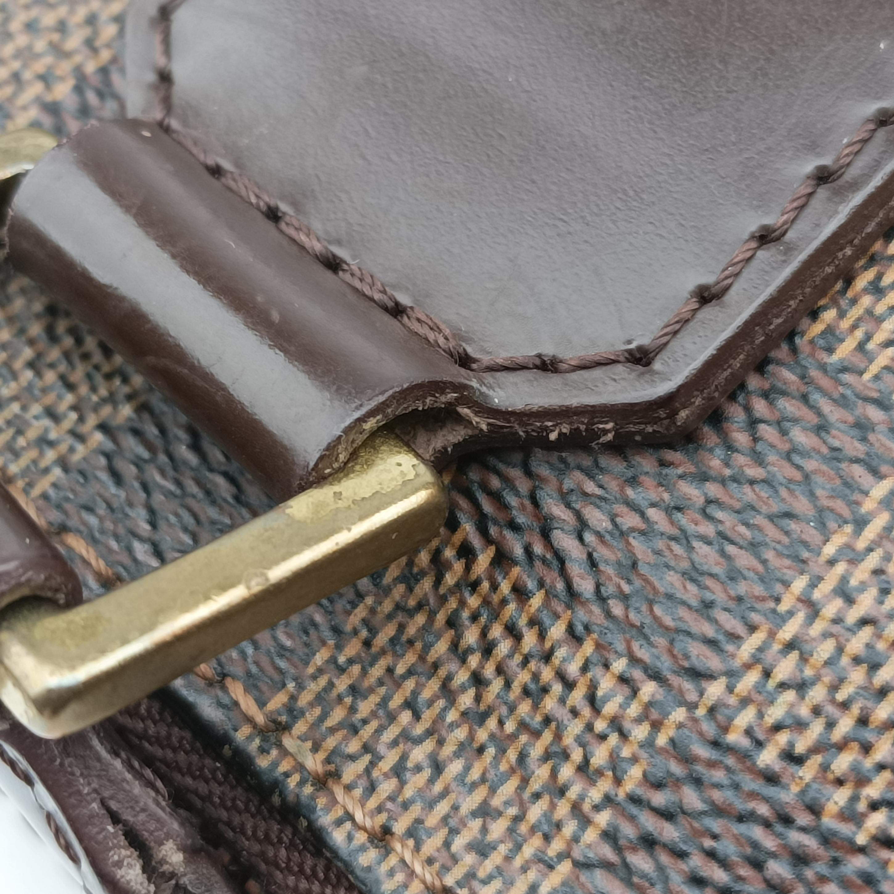 Pre-owned Louis Vuitton Pochette BOSPHORE EBENE Damier Canvas N51111 shoulderbag | stylenewstar