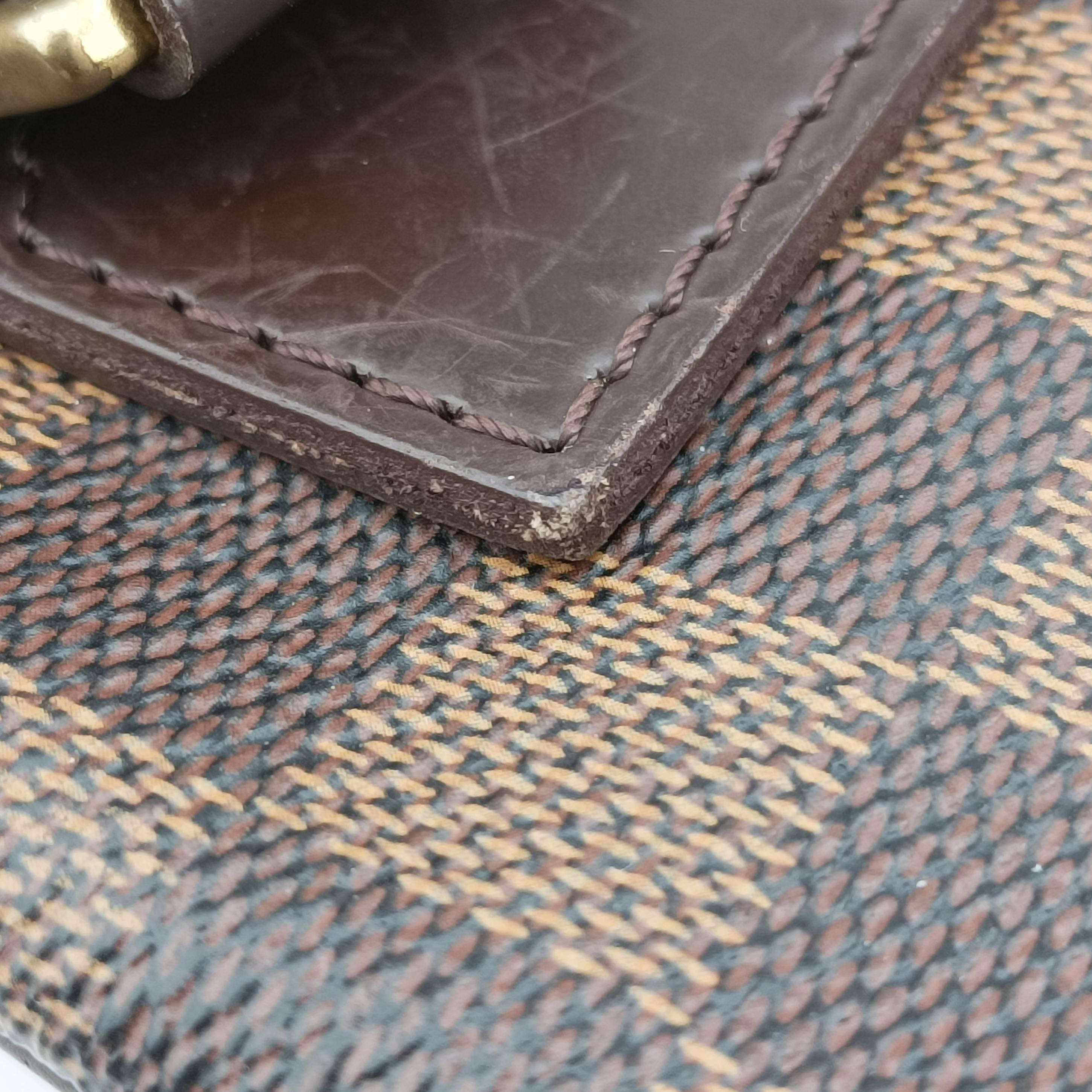 Pre-owned Louis Vuitton Pochette BOSPHORE EBENE Damier Canvas N51111 shoulderbag | stylenewstar