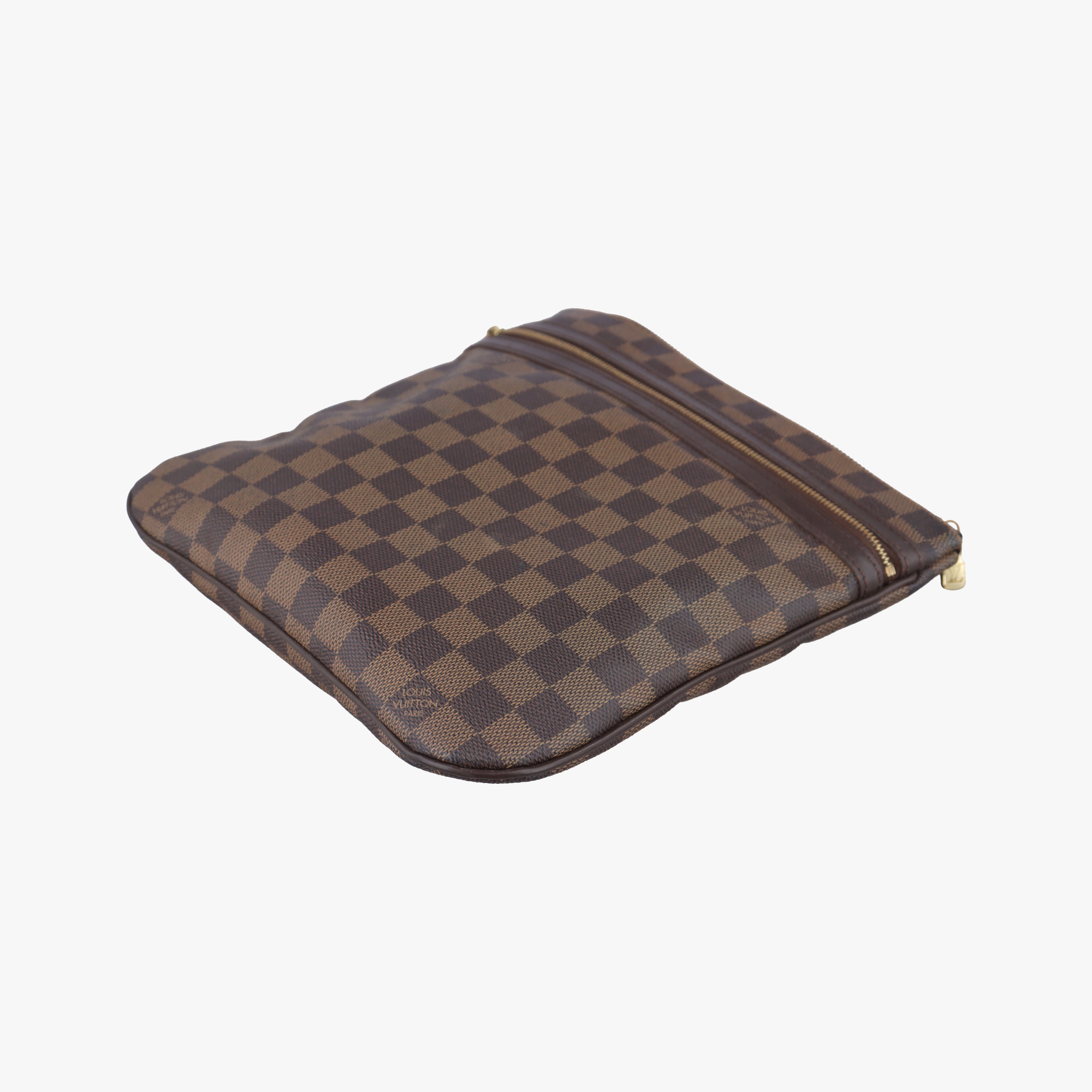 Pre-owned Louis Vuitton Pochette BOSPHORE EBENE Damier Canvas N51111 shoulderbag | stylenewstar