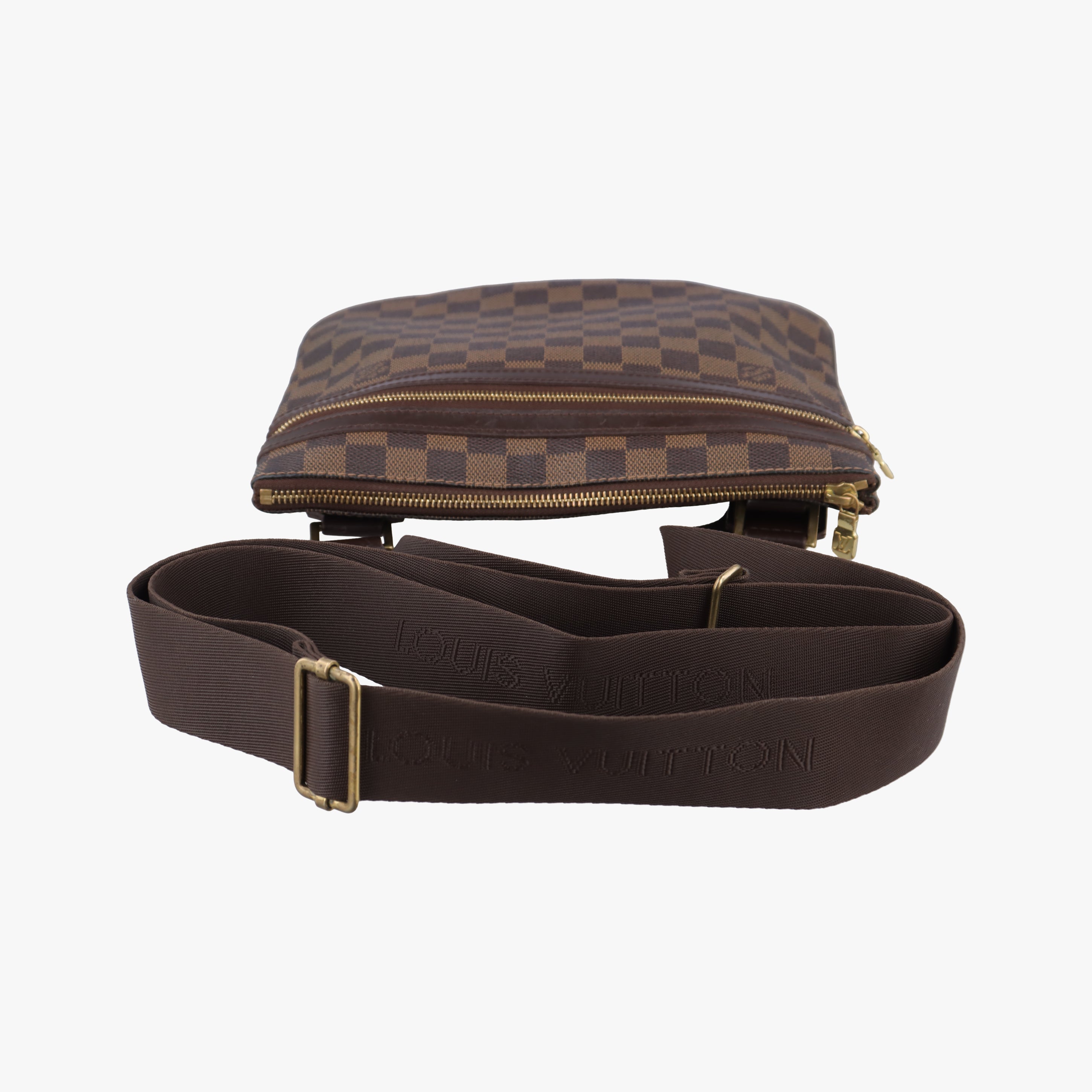 Pre-owned Louis Vuitton Pochette BOSPHORE EBENE Damier Canvas N51111 shoulderbag | stylenewstar
