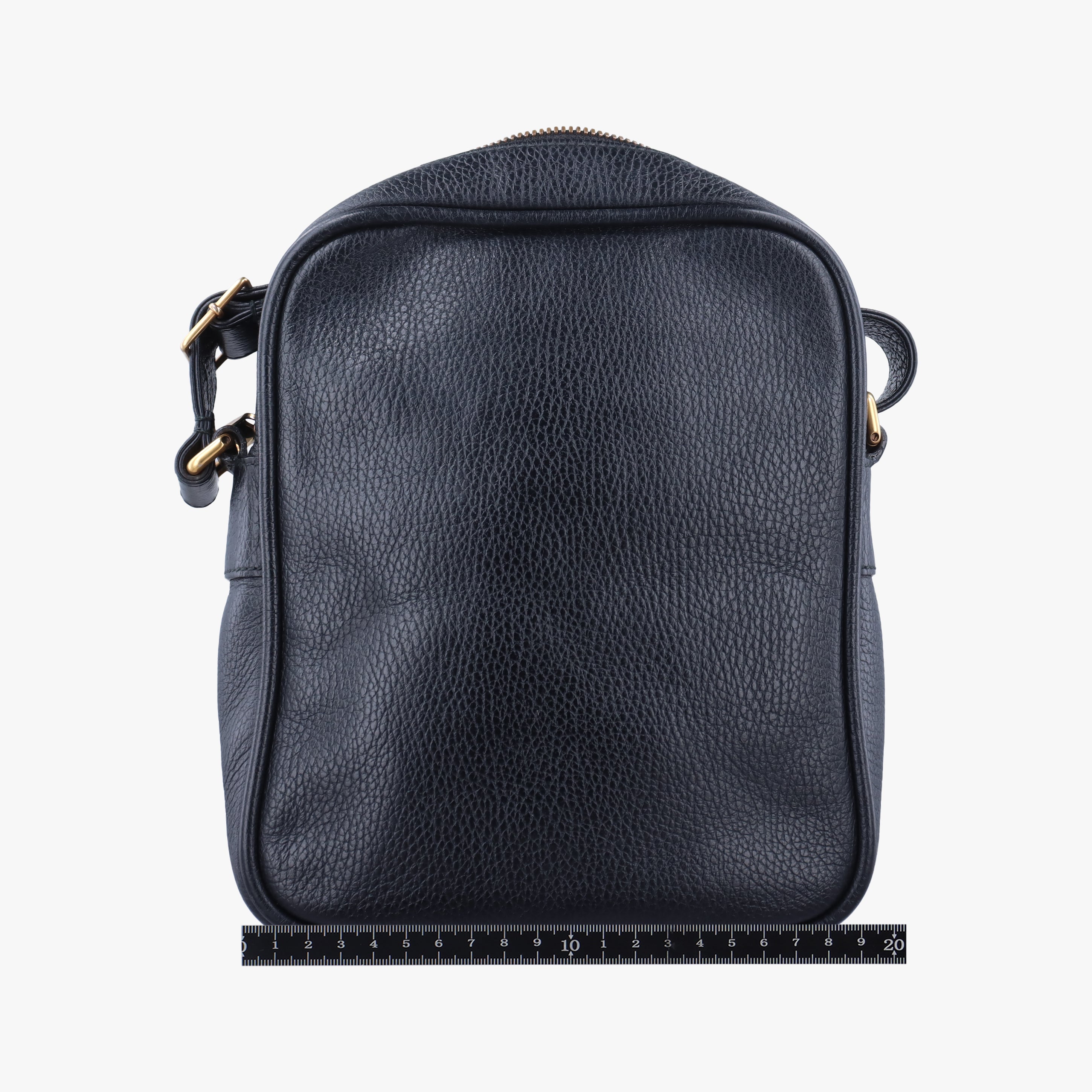 Vintage Gucci Gucci print Black Leather 574803 shoulderbag | stylenewstar