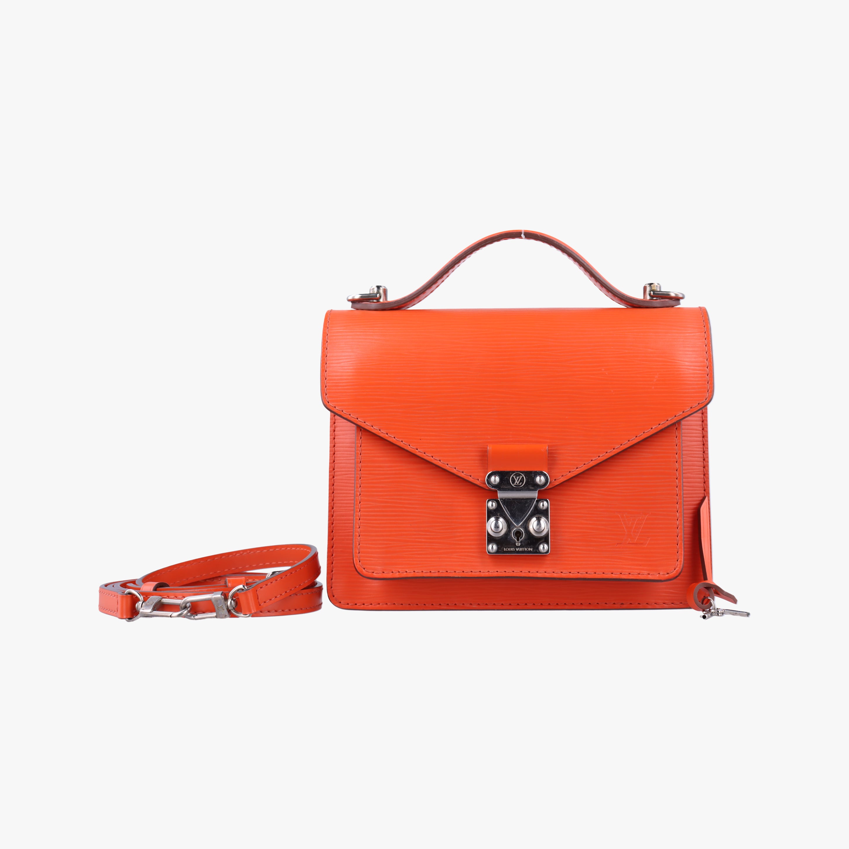 Pre-owned Louis Vuitton MONCEAU BB PIMENT Epi M40784 shoulderbag | stylenewstar