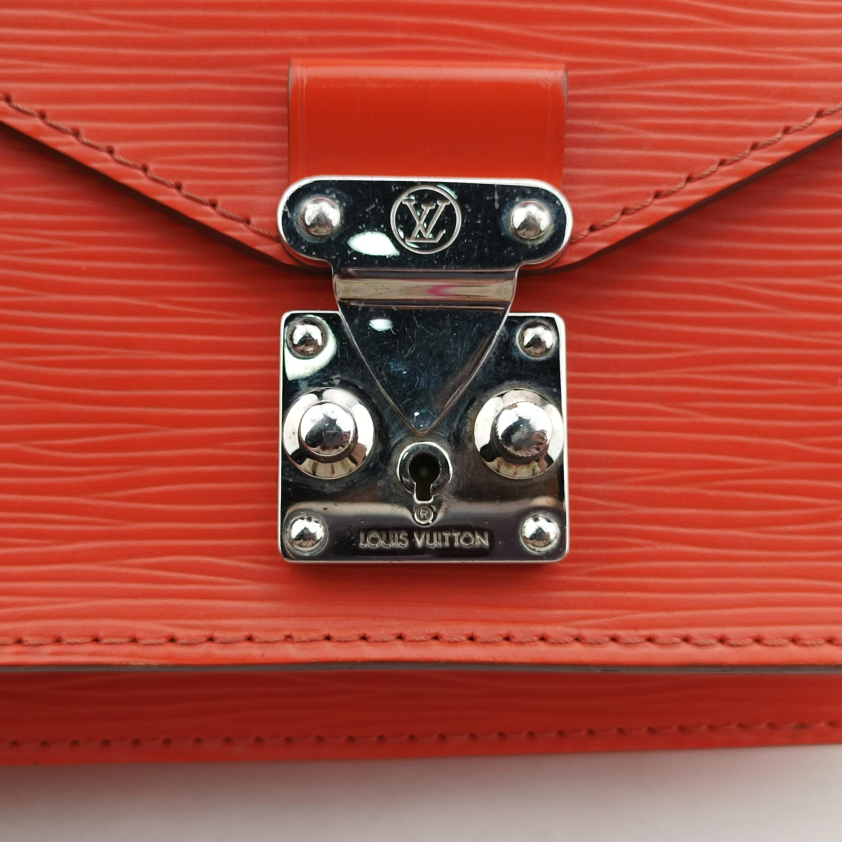 Pre-owned Louis Vuitton MONCEAU BB PIMENT Epi M40784 shoulderbag | stylenewstar