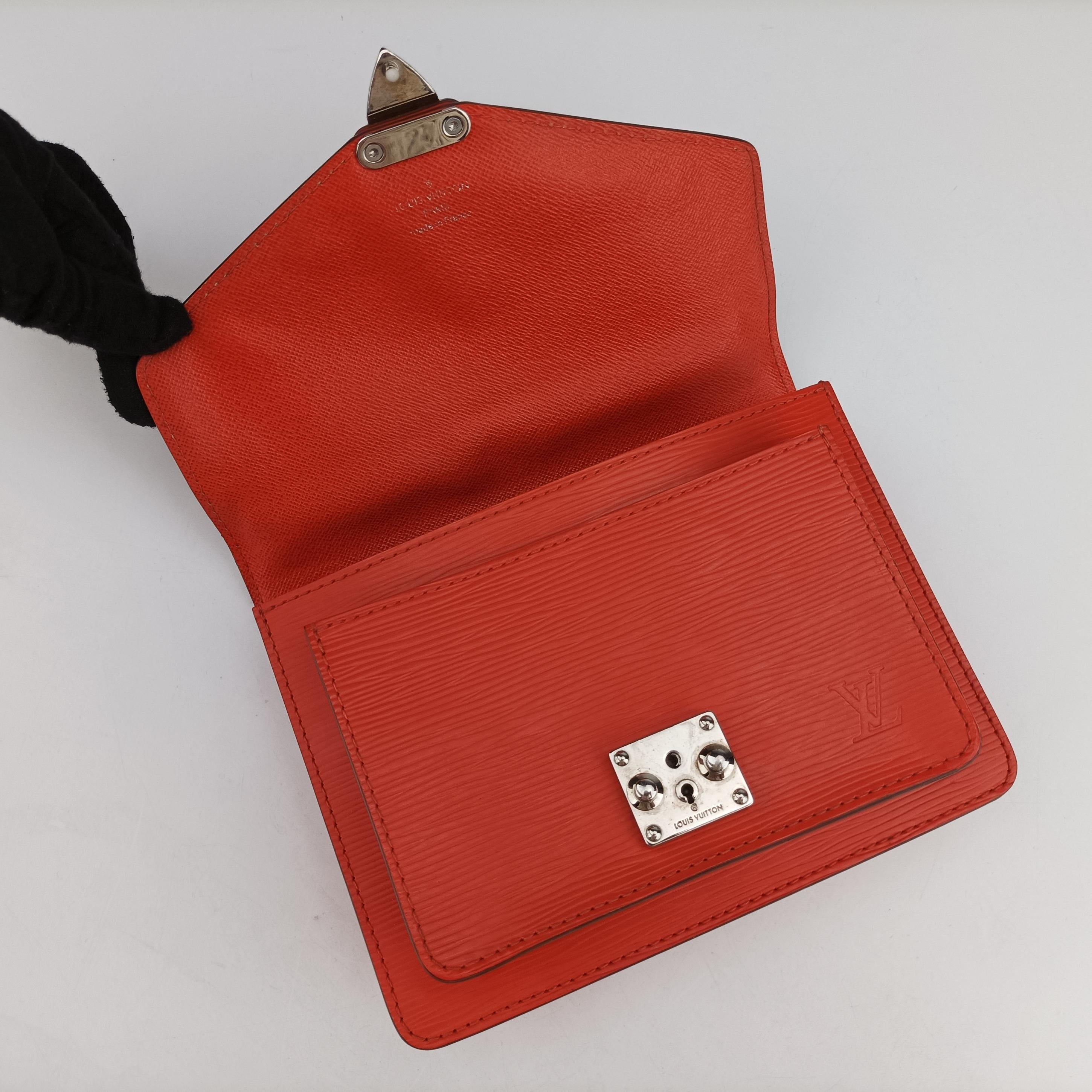 Pre-owned Louis Vuitton MONCEAU BB PIMENT Epi M40784 shoulderbag | stylenewstar