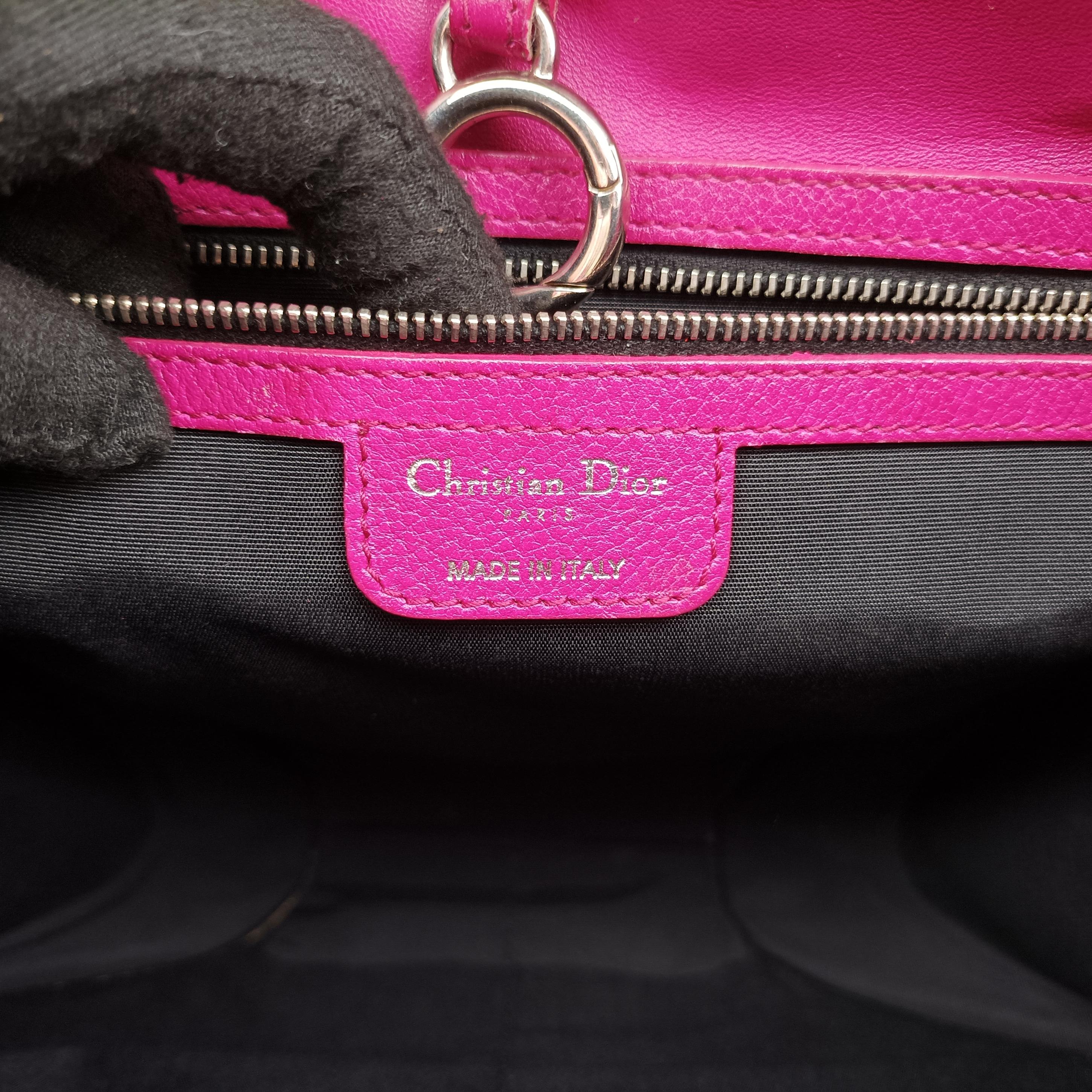 Pre-owned Christian Dior Hobo Rose leather  handbag | stylenewstar
