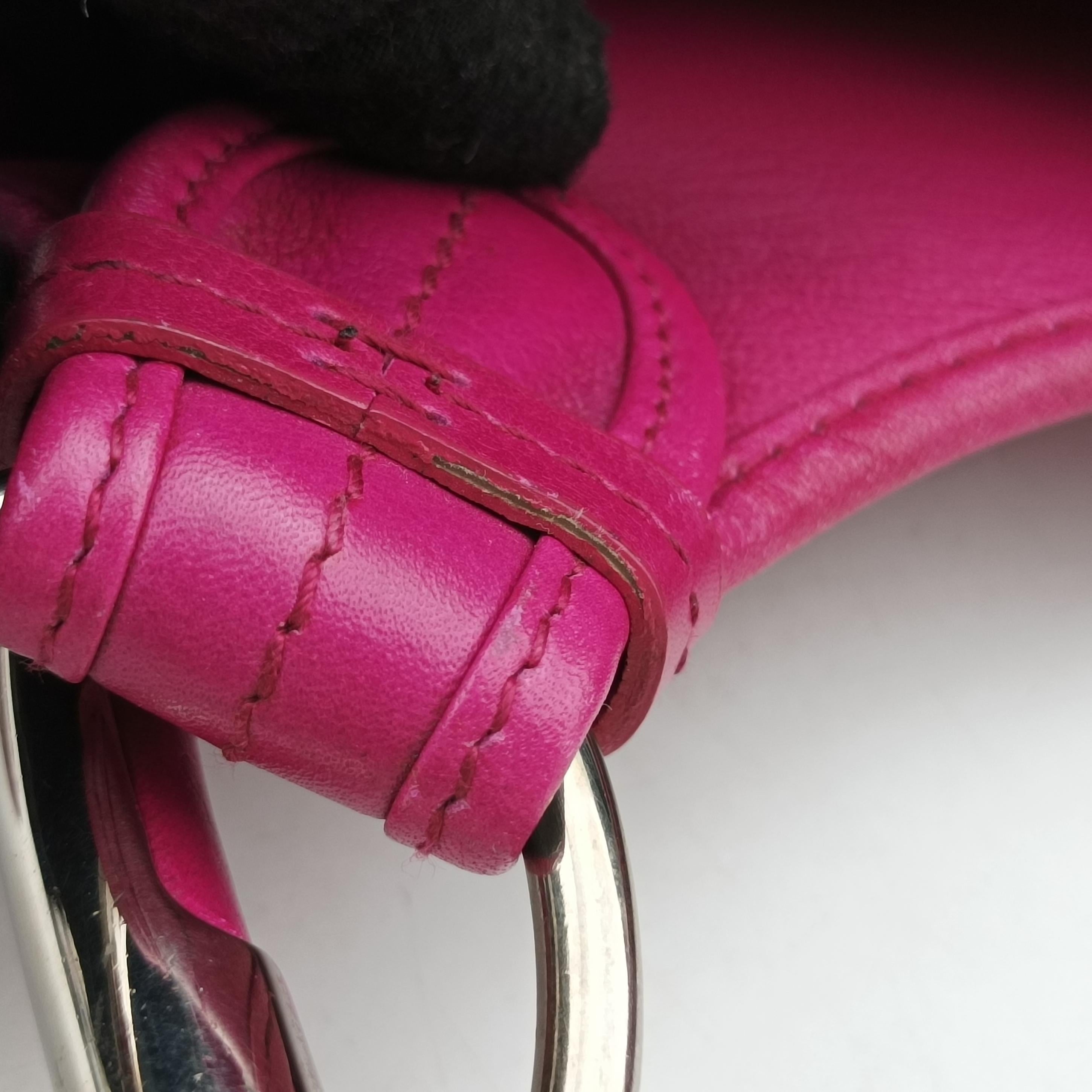 Pre-owned Christian Dior Hobo Rose leather  handbag | stylenewstar